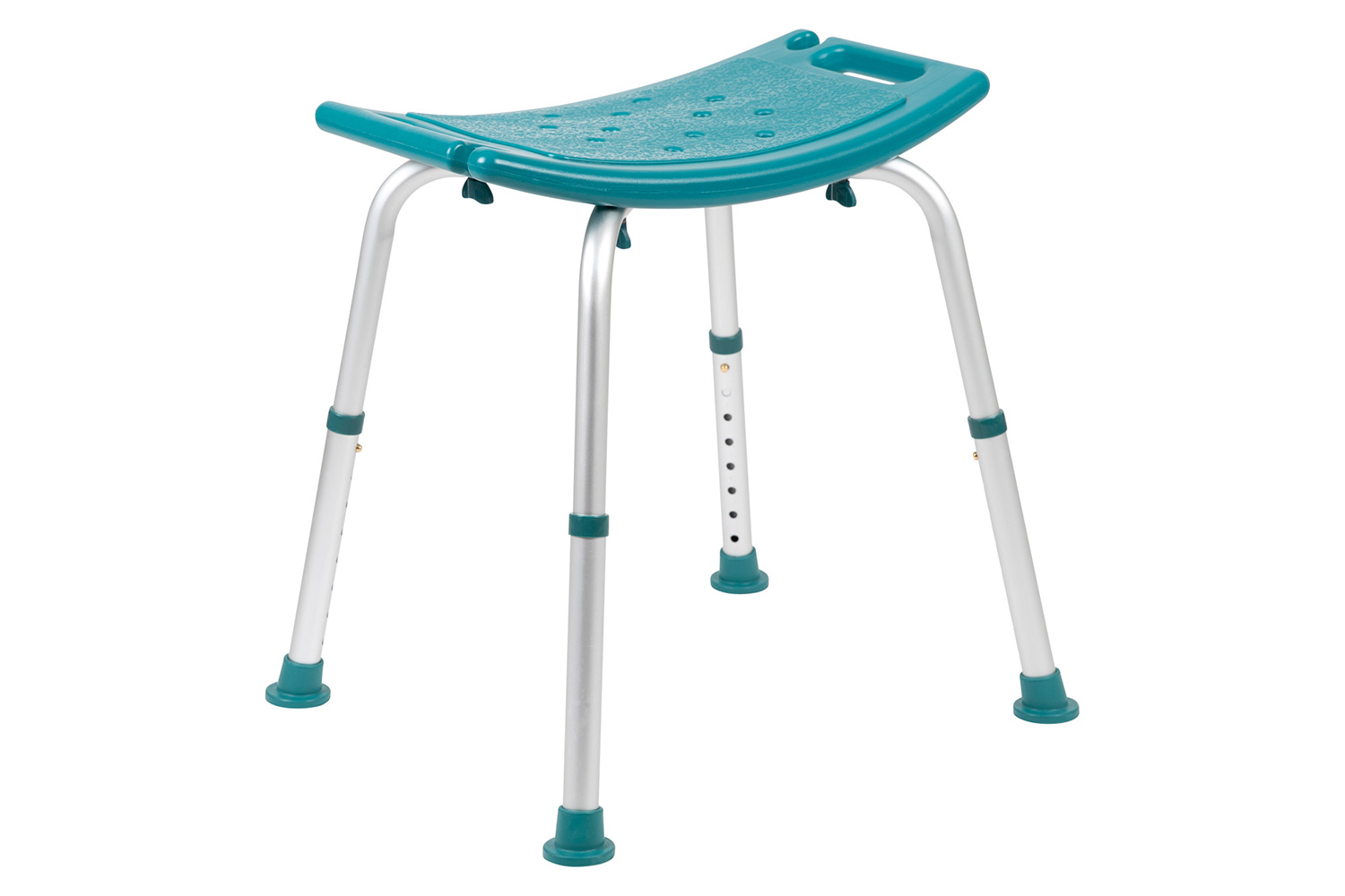 BLNK HERCULES Series Medical Adjustable Bath and Shower Chair with Non-slip Feet - Teal