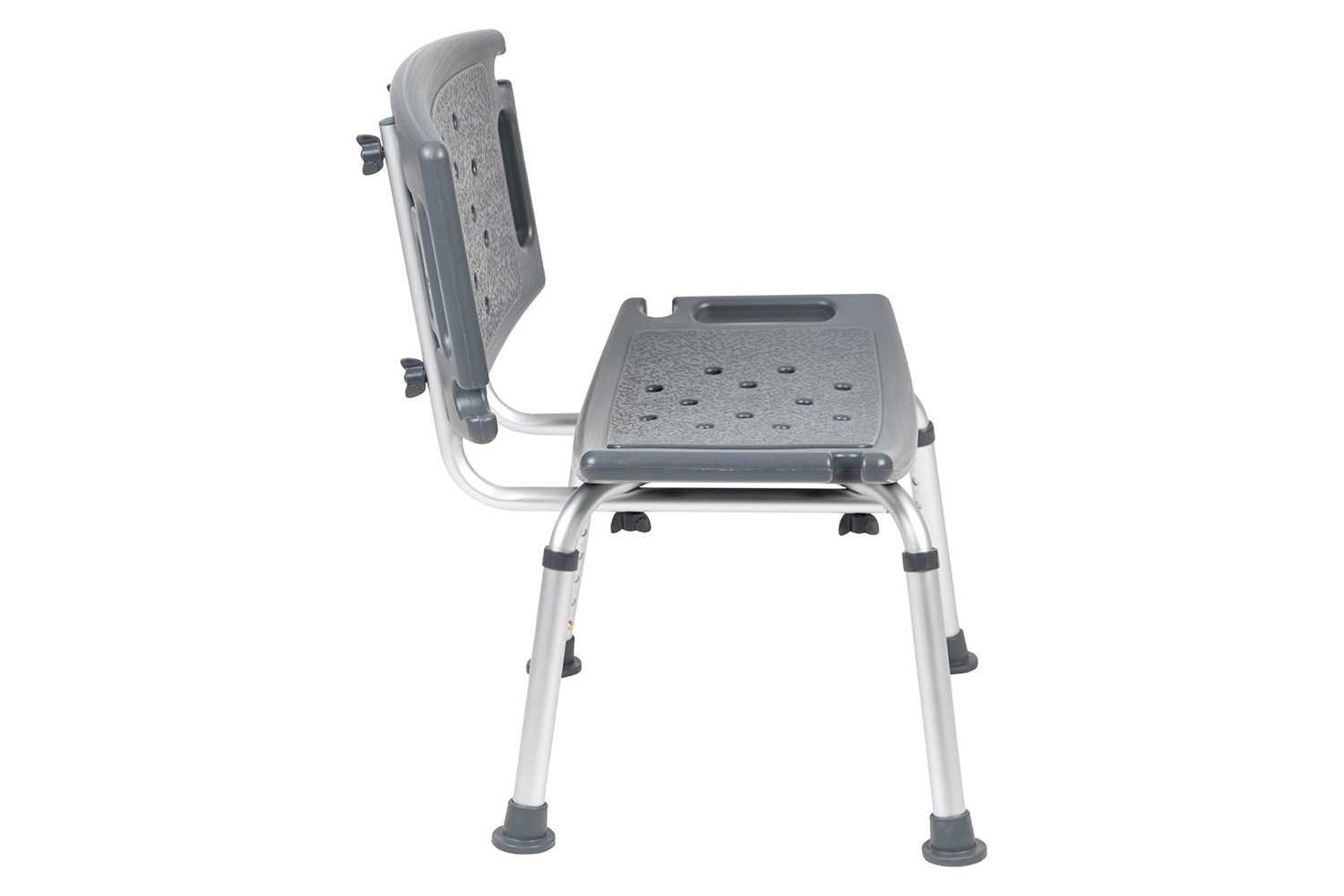 BLNK HERCULES Series Medical Adjustable Bath and Shower Chair with Extra Large Back - Gray