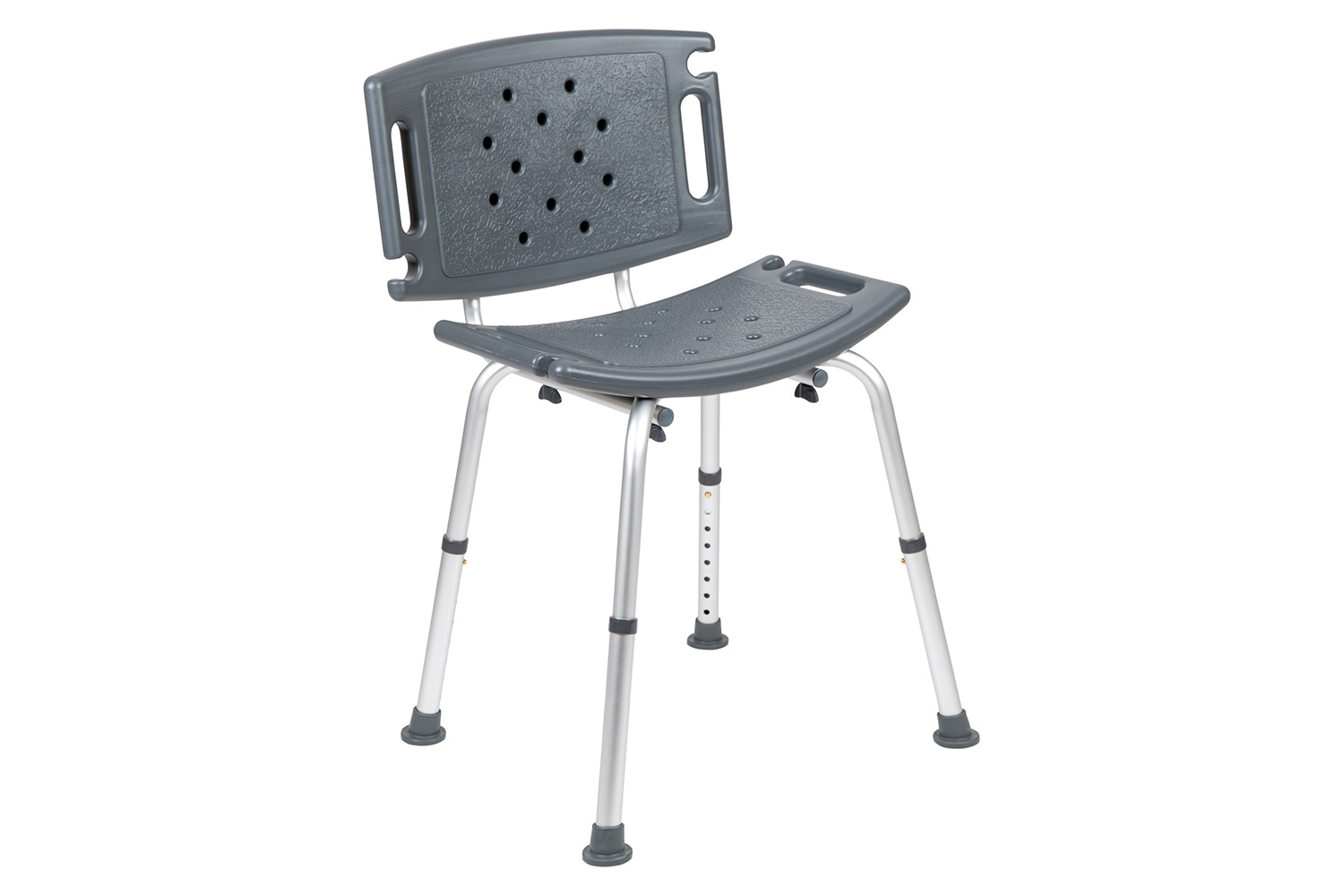 BLNK HERCULES Series Medical Adjustable Bath and Shower Chair with Extra Large Back - Gray