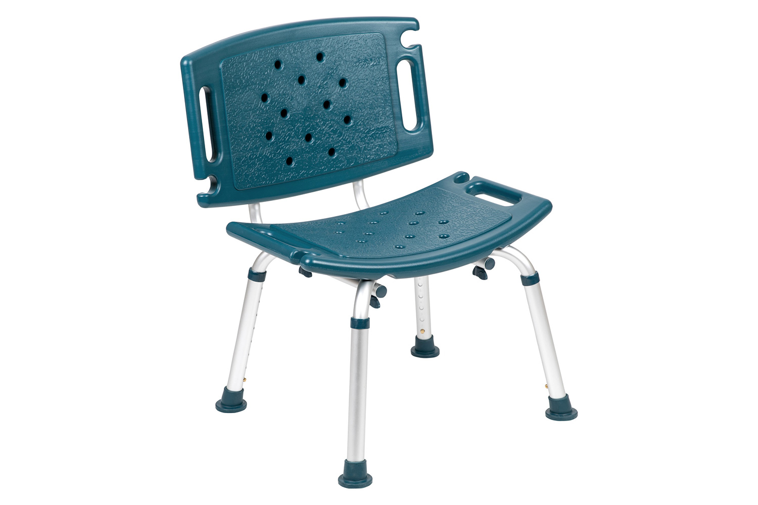 BLNK HERCULES Series Medical Adjustable Bath and Shower Chair with Extra Large Back - Navy