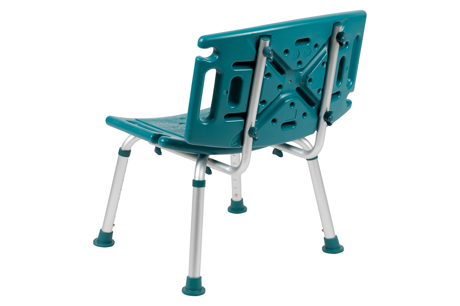 BLNK HERCULES Series Medical Adjustable Bath and Shower Chair with Extra Large Back - Teal