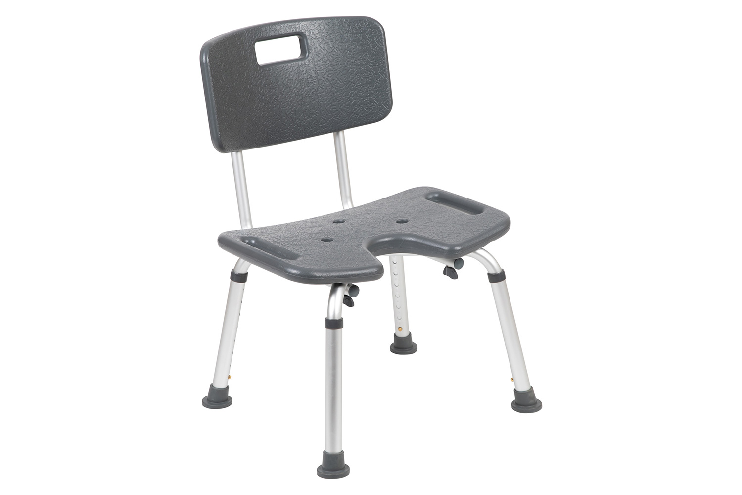 BLNK - HERCULES Series Medical Adjustable Bath and Shower Chair with U-Shaped Cutout