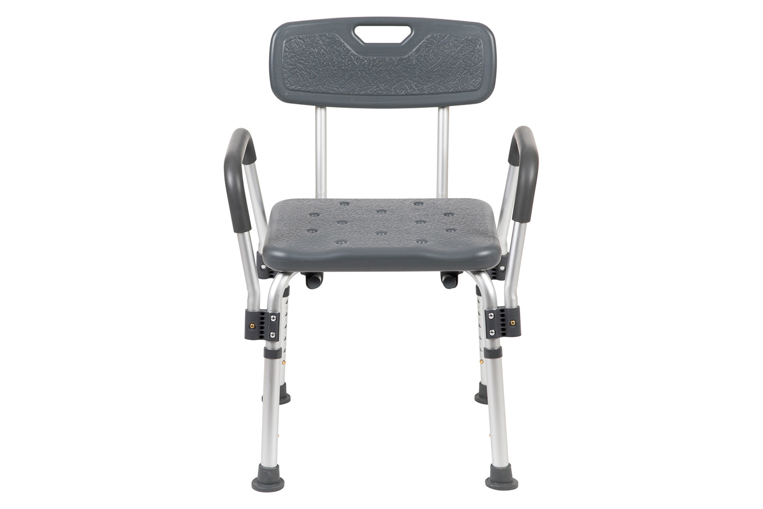 BLNK HERCULES Series Medical Adjustable Bath and Shower Chair with Depth Adjustable Back - Gray