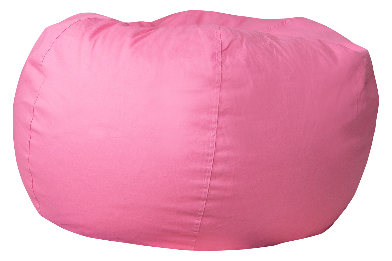 BLNK Duncan Oversized Refillable Bean Bag Chair for All Ages - Solid Light Pink