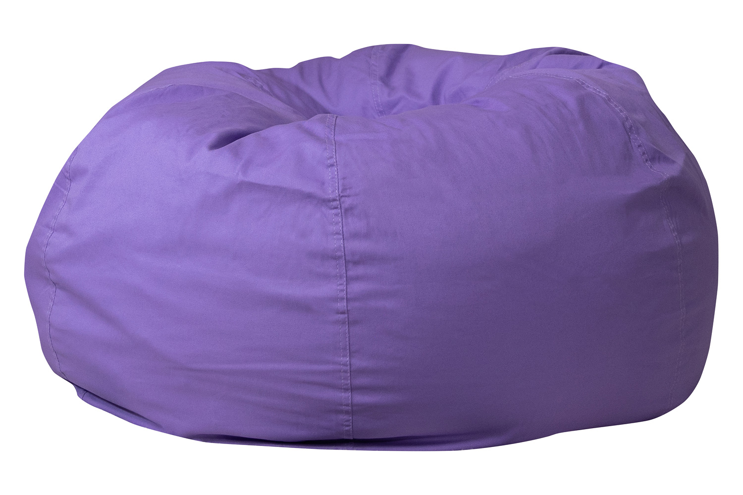 BLNK Duncan Oversized Refillable Bean Bag Chair for All Ages - Solid Purple