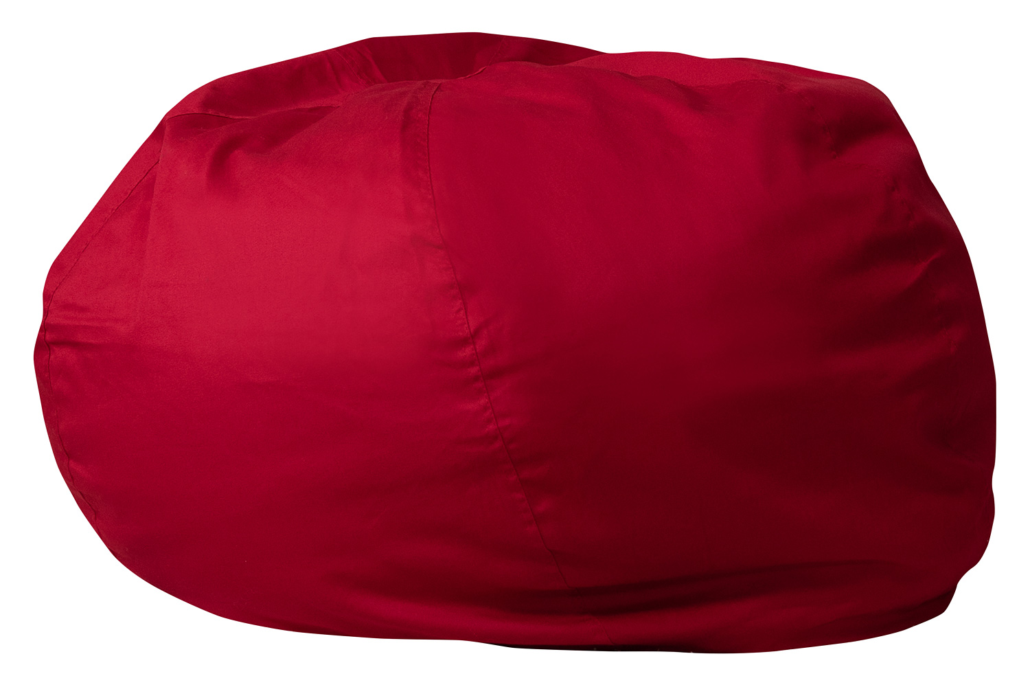 BLNK Duncan Oversized Refillable Bean Bag Chair for All Ages - Solid Red