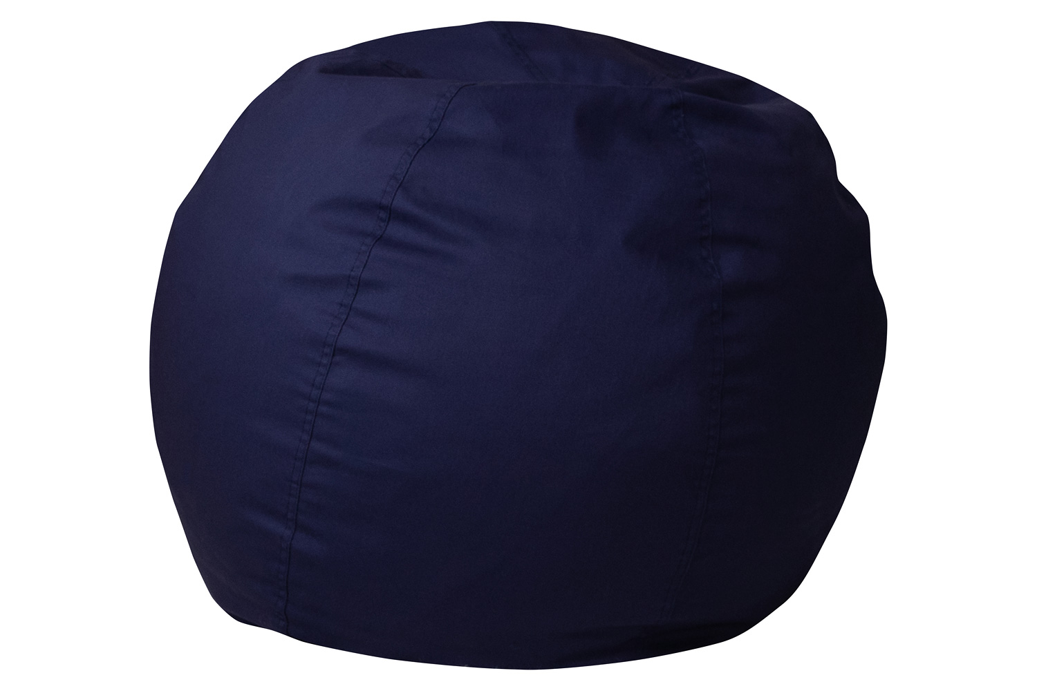 BLNK Dillon Small Refillable Bean Bag Chair for Kids and Teens - Solid Navy Blue