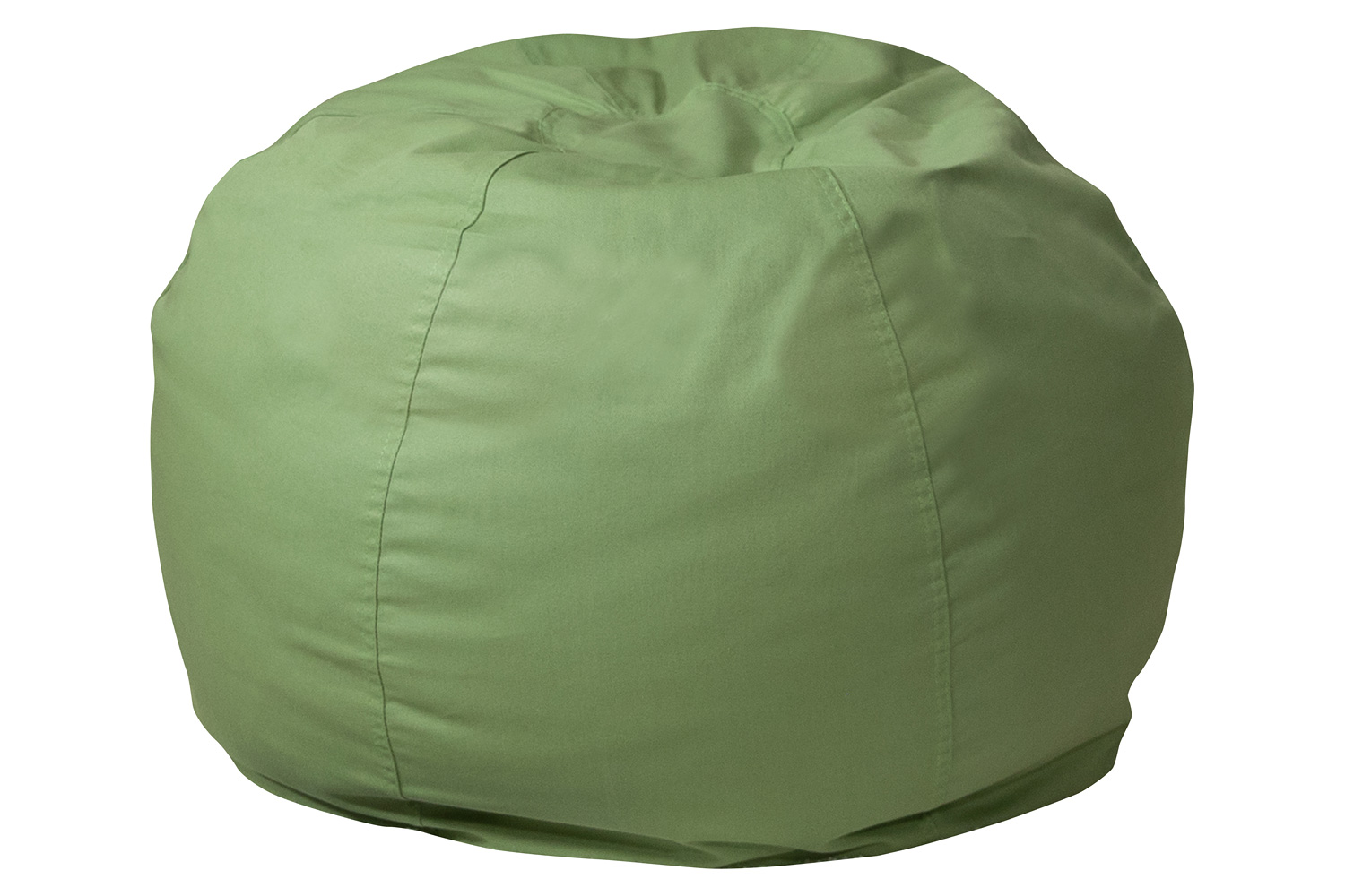 BLNK Dillon Small Refillable Bean Bag Chair for Kids and Teens - Solid Green