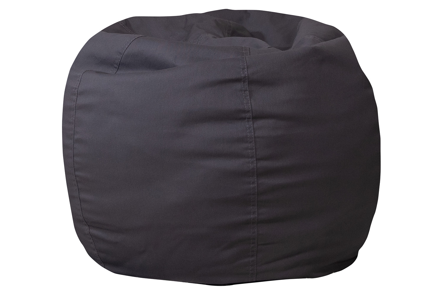 BLNK Dillon Small Refillable Bean Bag Chair for Kids and Teens - Solid Gray