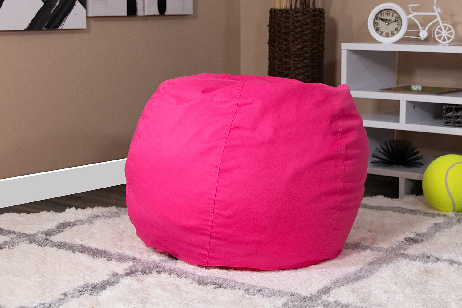 BLNK Dillon Small Refillable Bean Bag Chair for Kids and Teens