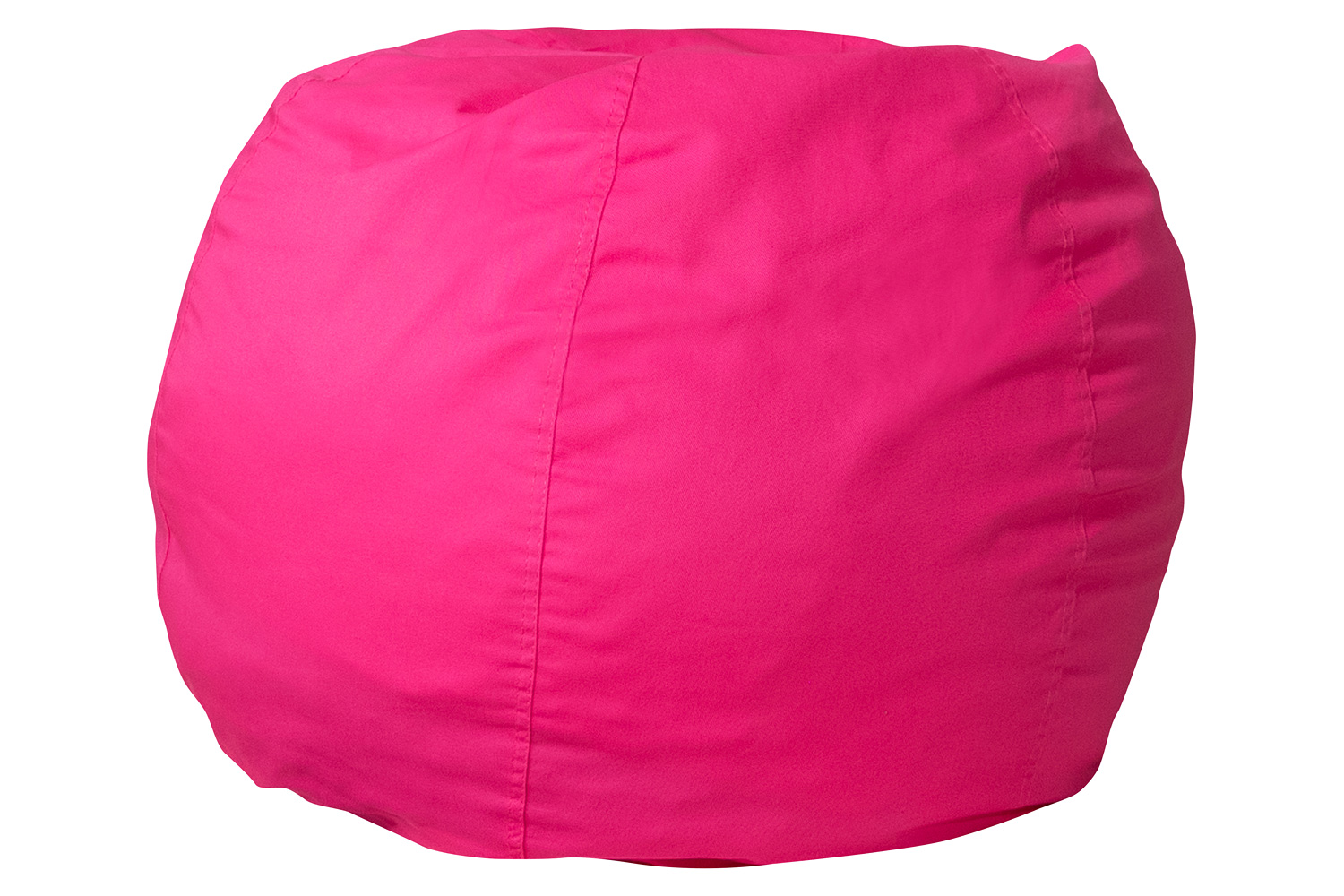 BLNK Dillon Small Refillable Bean Bag Chair for Kids and Teens - Solid Hot Pink