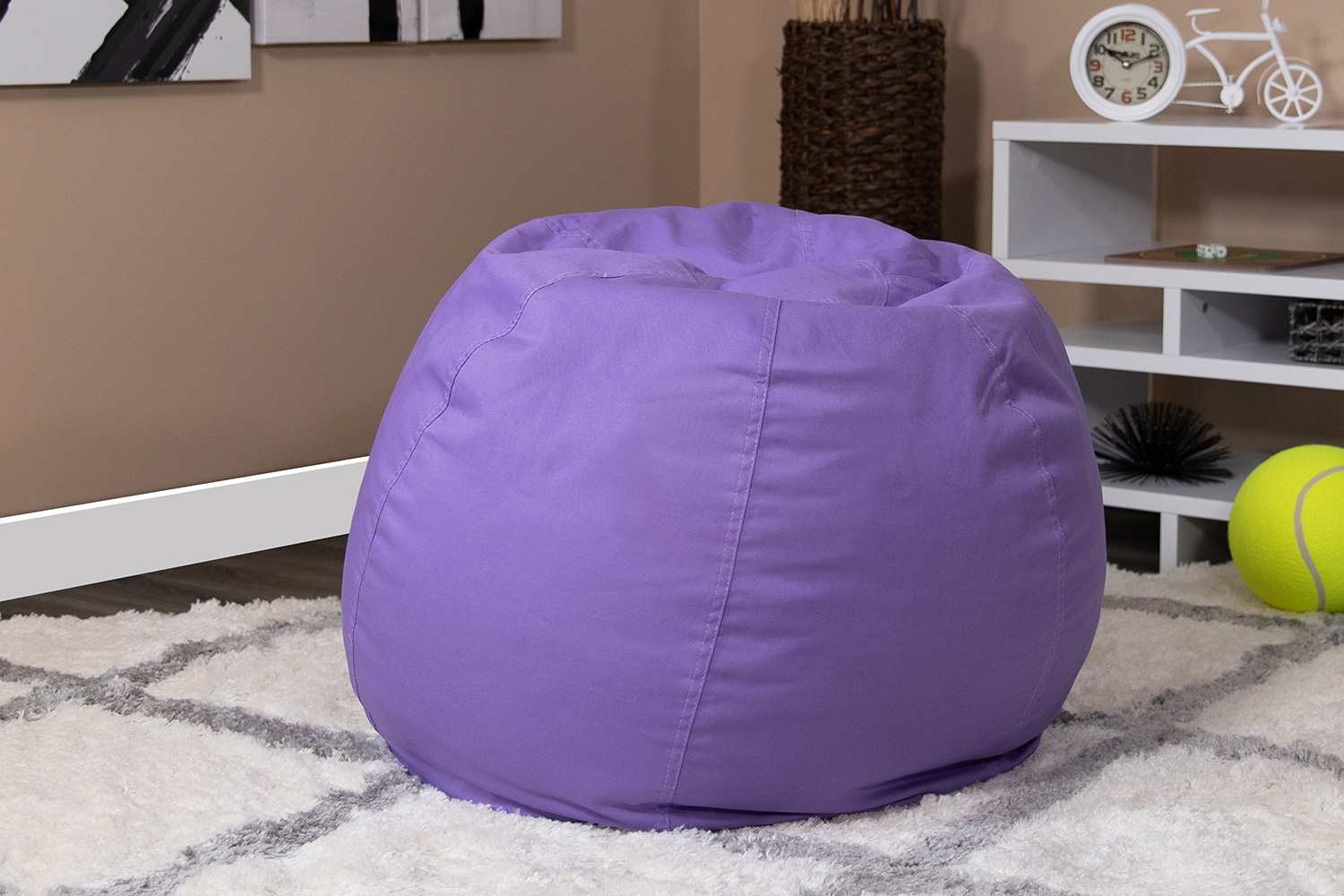 BLNK Dillon Small Refillable Bean Bag Chair for Kids and Teens