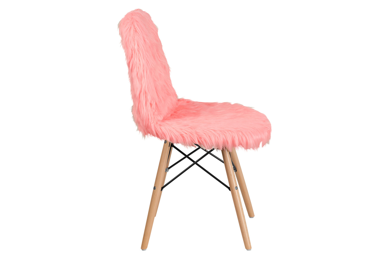 BLNK™ Calvin Shaggy Dog Accent Chair - Pink