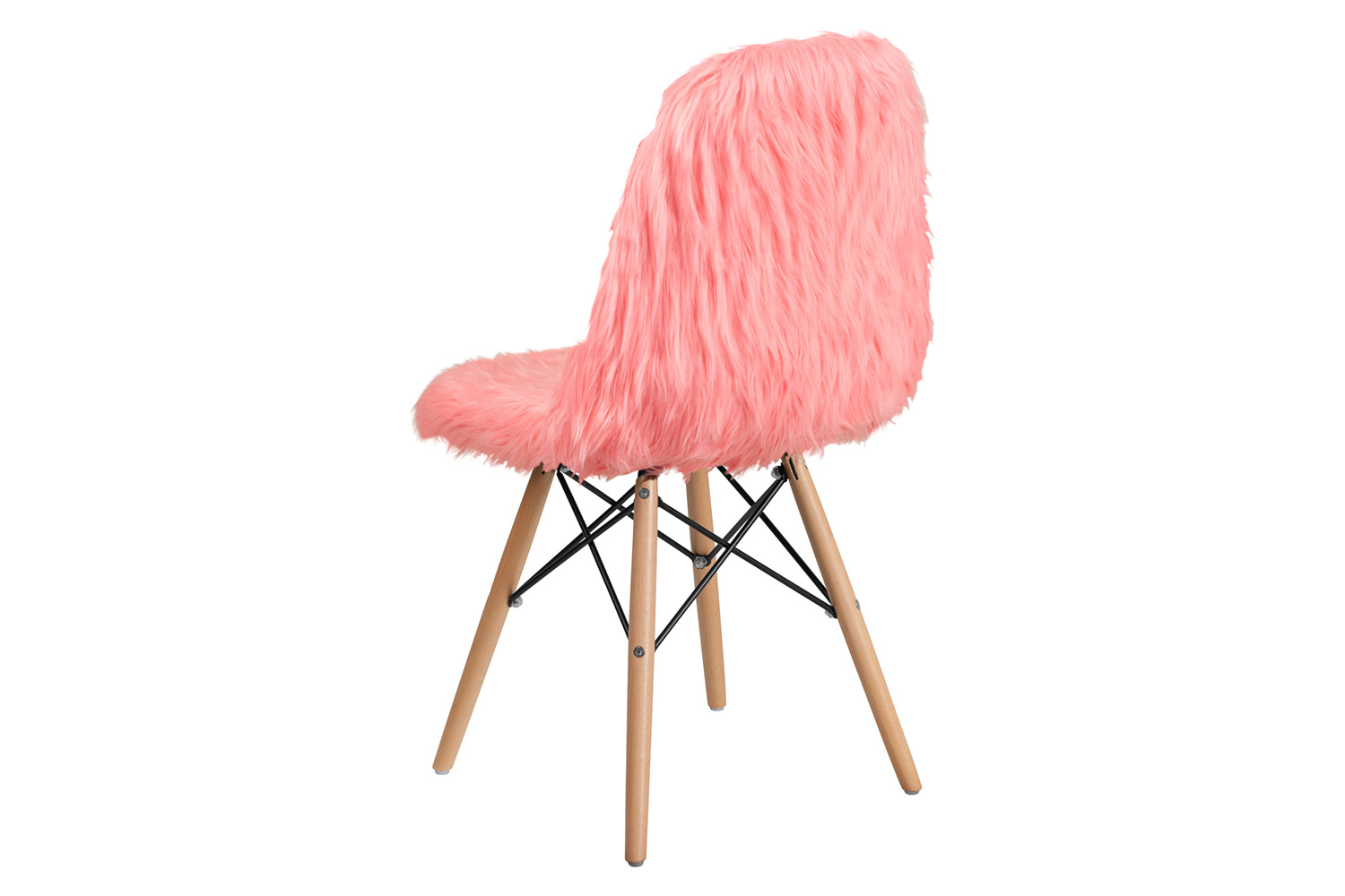 BLNK™ Calvin Shaggy Dog Accent Chair - Pink