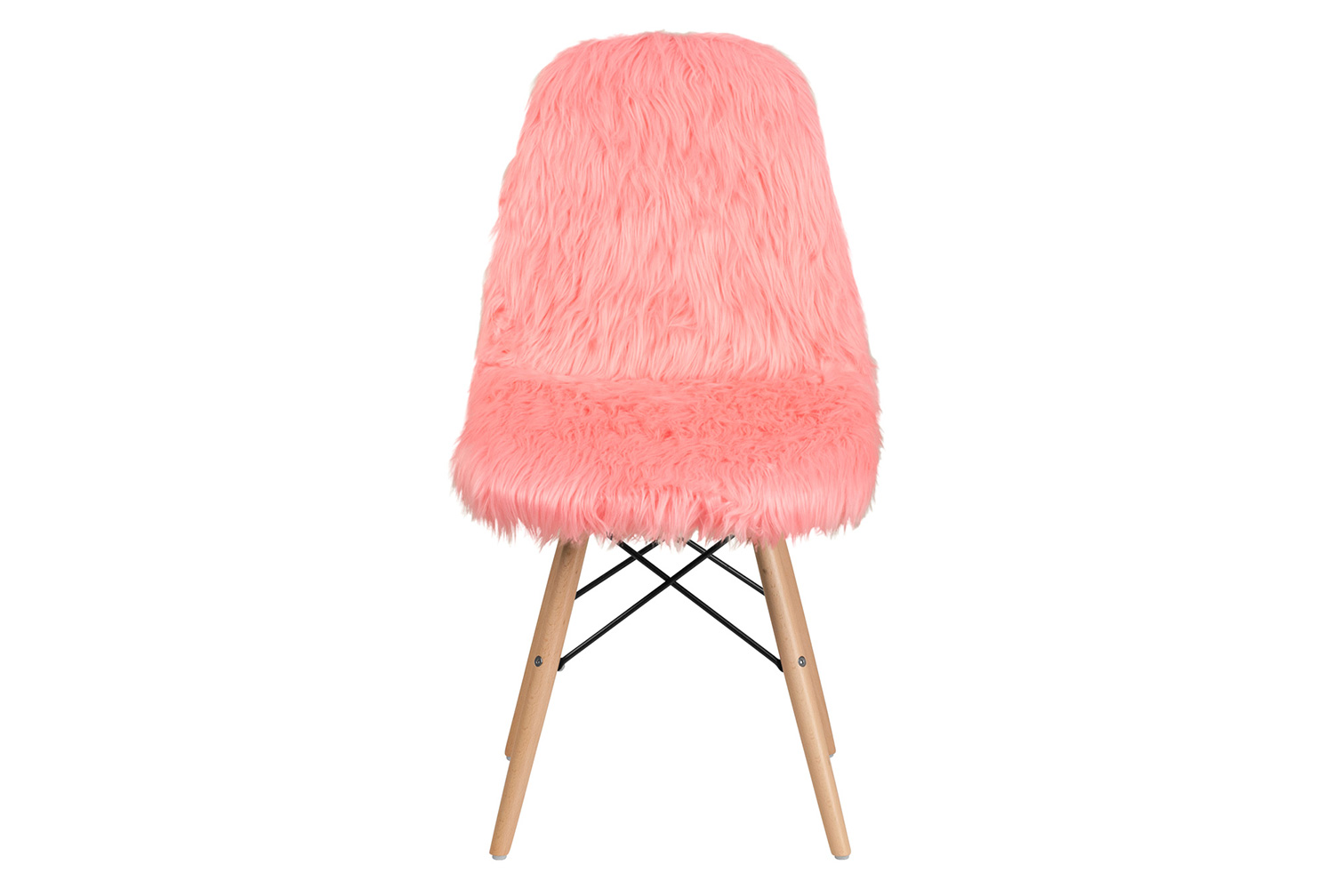 BLNK™ Calvin Shaggy Dog Accent Chair - Pink