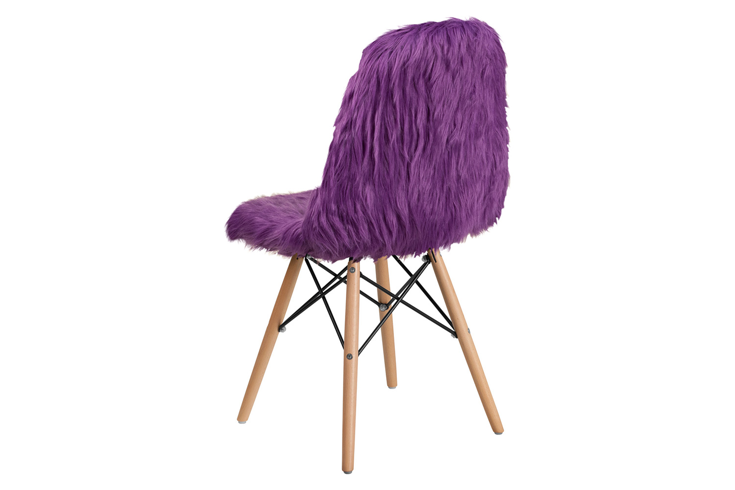 BLNK™ Calvin Shaggy Dog Accent Chair - Purple