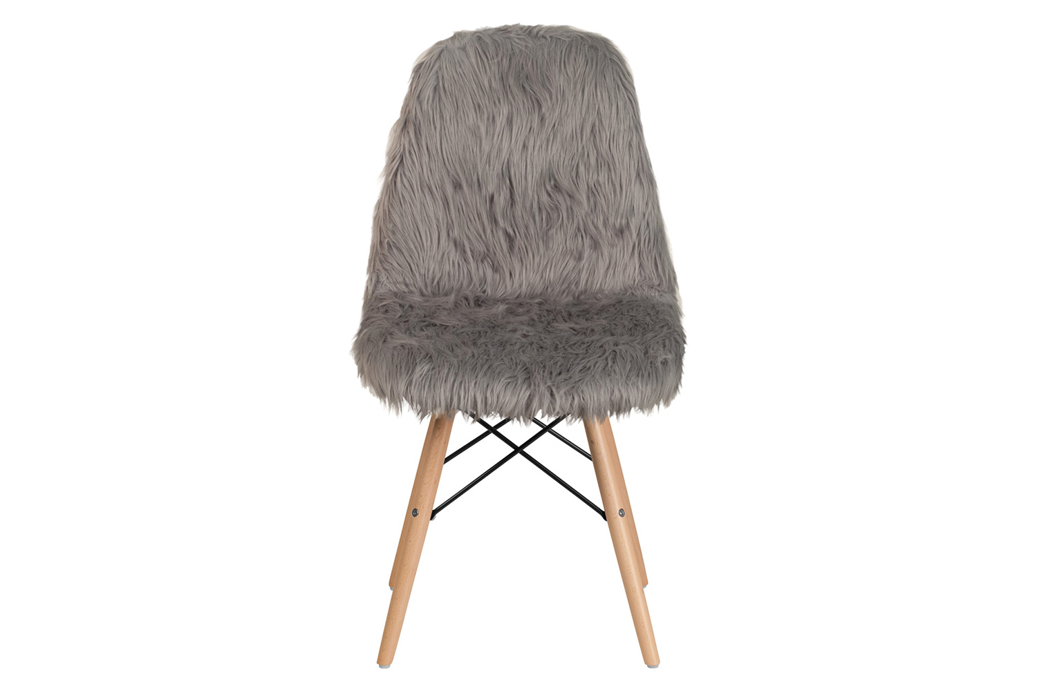 BLNK™ Calvin Shaggy Dog Accent Chair - Charcoal Gray