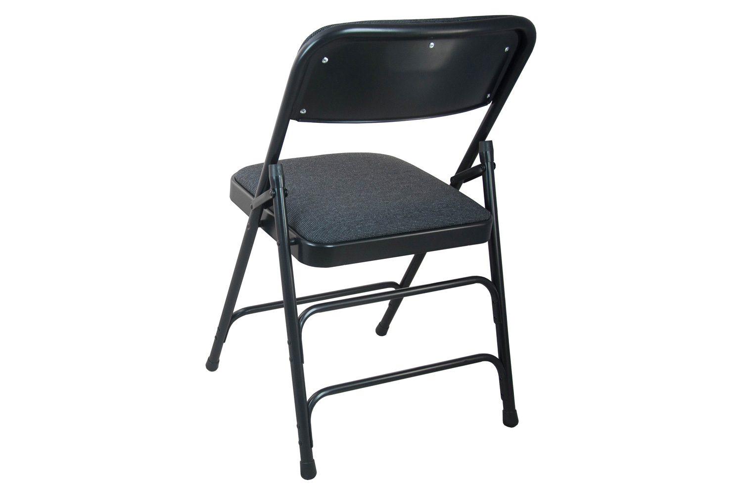 BLNK Advantage Padded Metal Folding Chair - Black