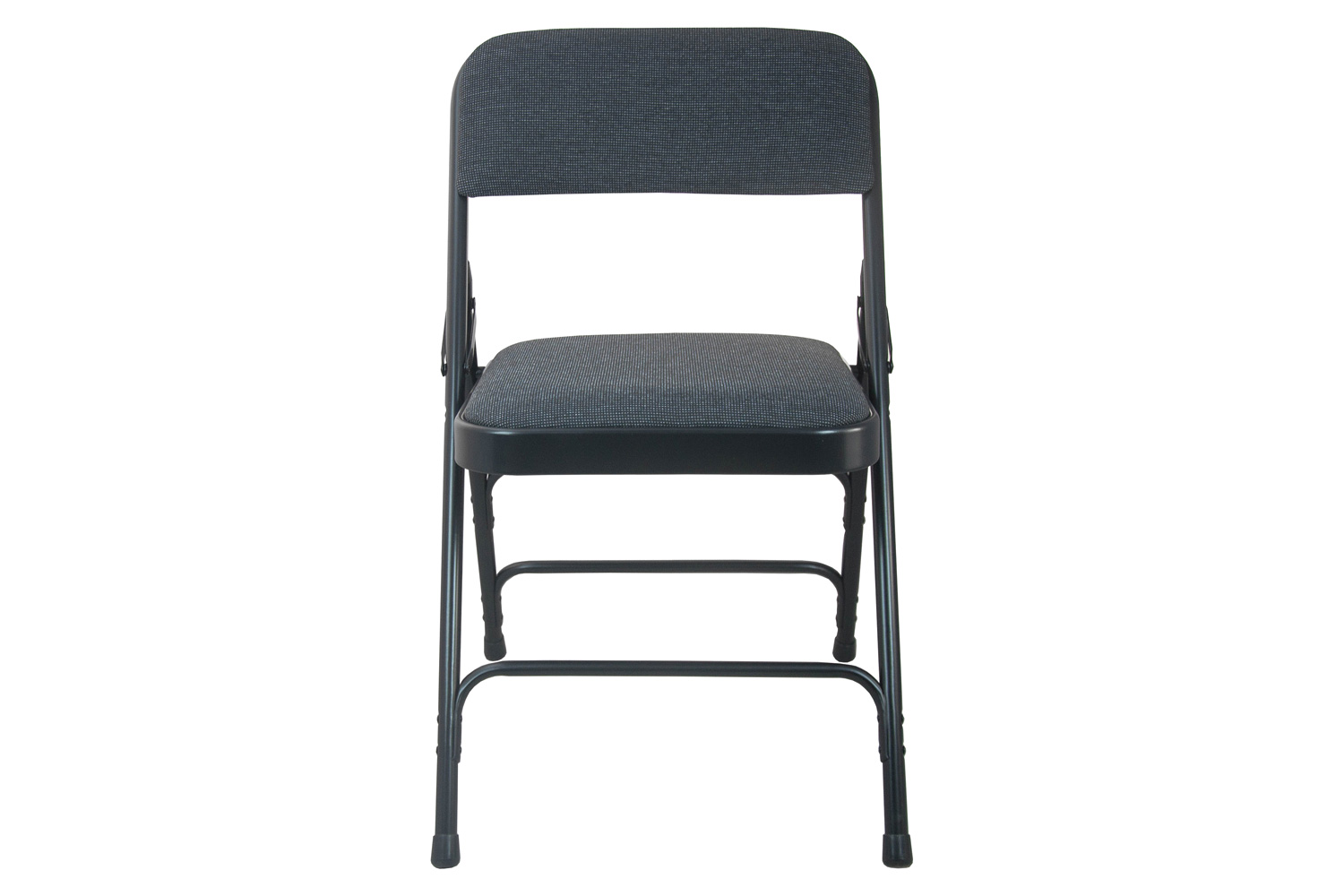 BLNK Advantage Padded Metal Folding Chair - Black