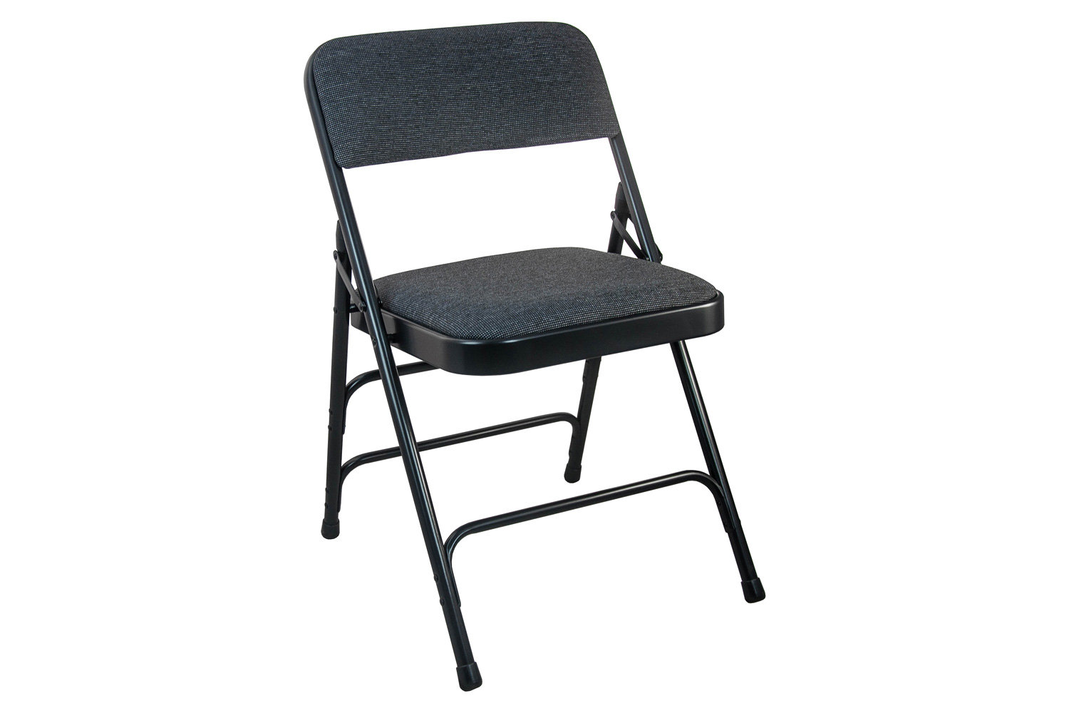 BLNK Advantage Padded Metal Folding Chair - Black