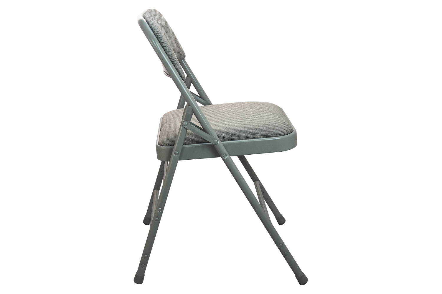 BLNK Advantage Padded Metal Folding Chair - Gray