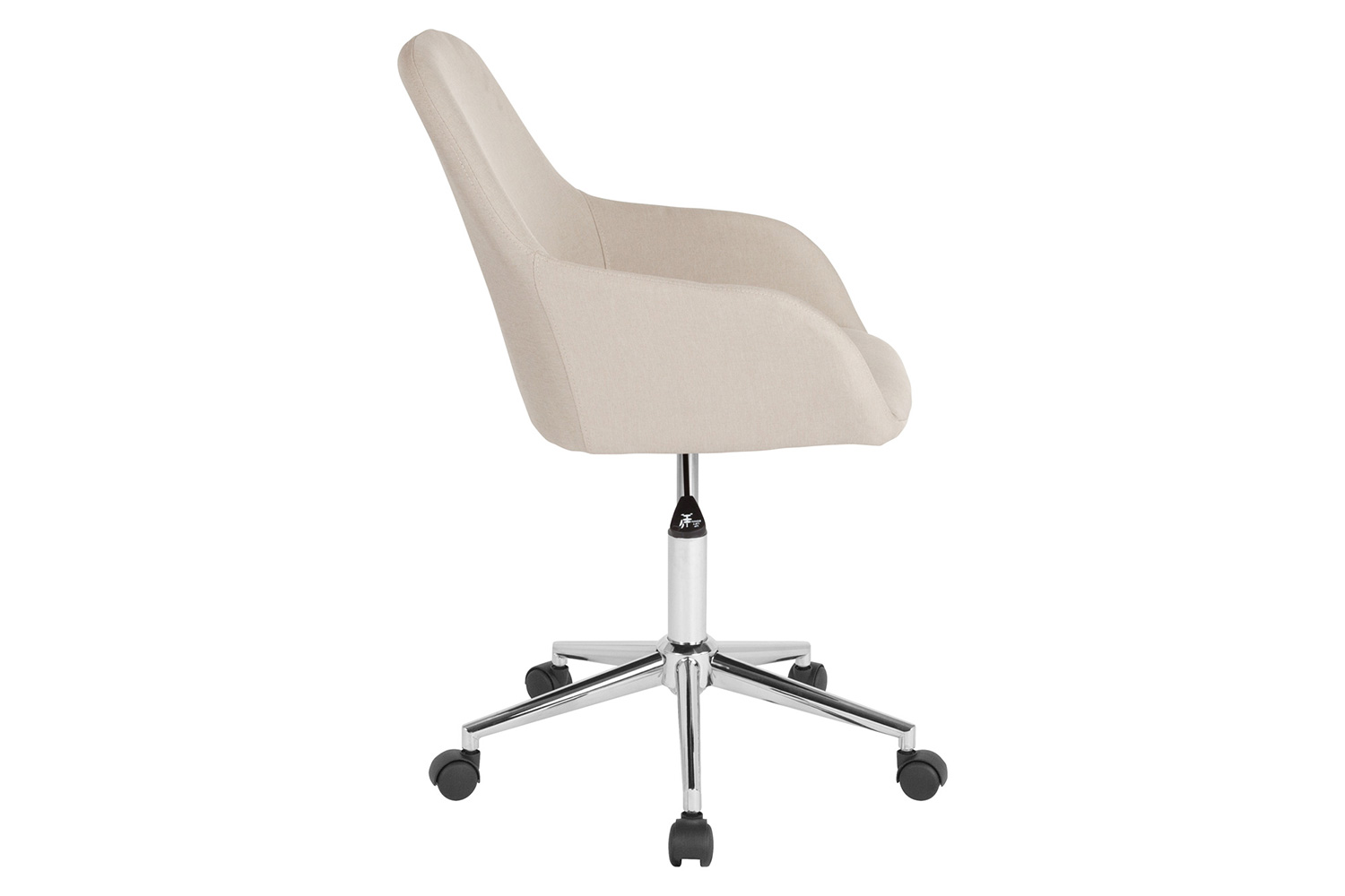 BLNK Cortana Fabric Home and Office Mid-Back Chair - Beige