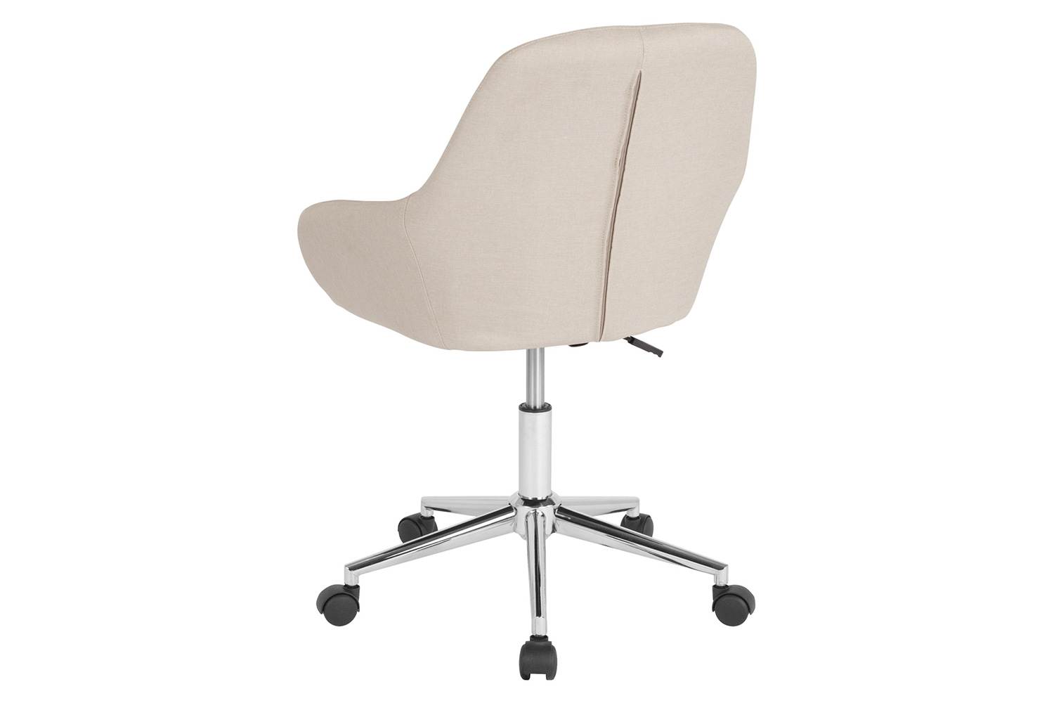 BLNK Cortana Fabric Home and Office Mid-Back Chair - Beige