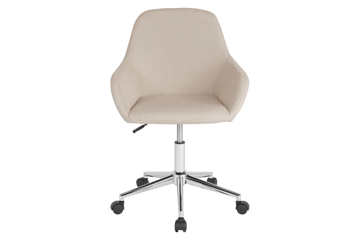 BLNK Cortana Fabric Home and Office Mid-Back Chair - Beige