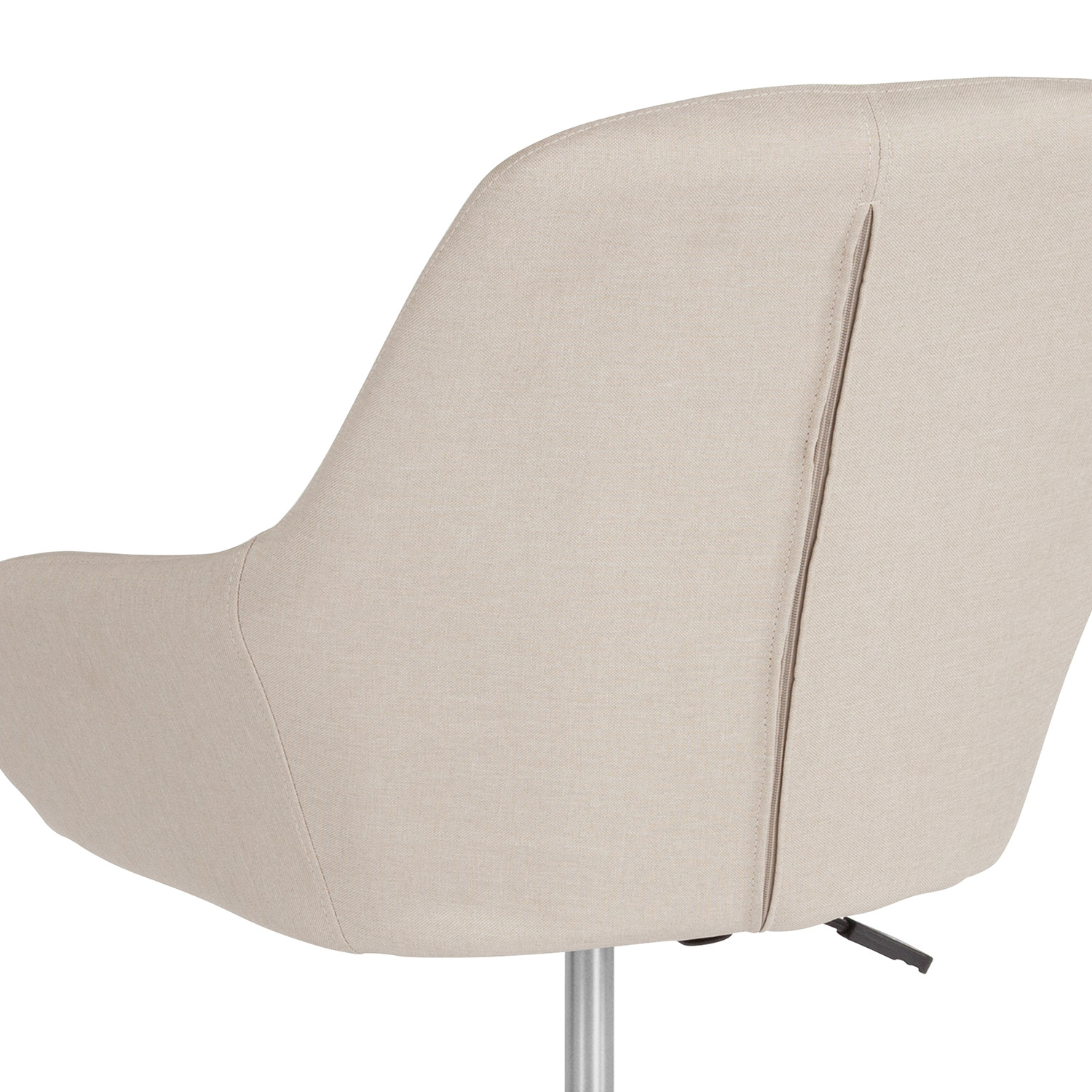 BLNK Cortana Fabric Home and Office Mid-Back Chair - Beige