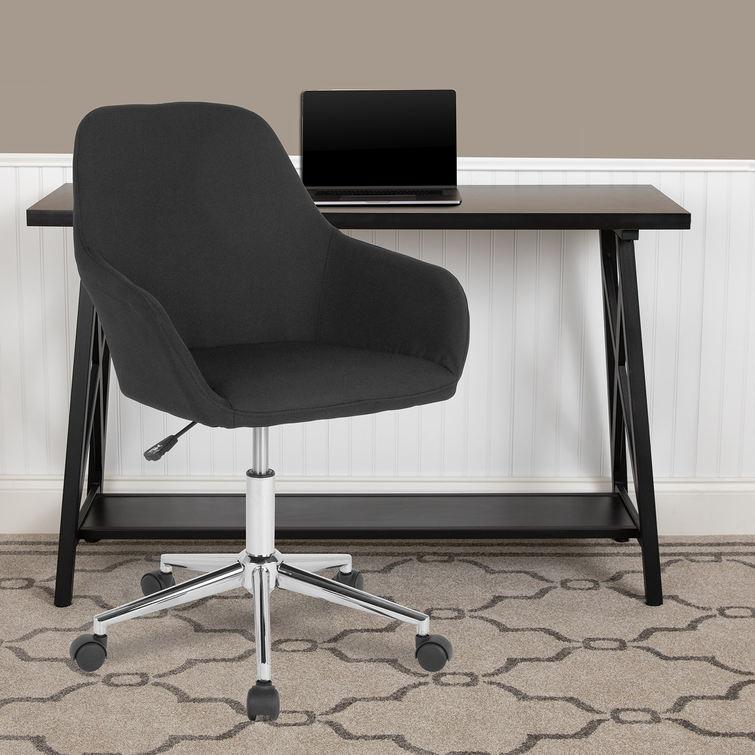 BLNK Cortana Fabric Home and Office Mid-Back Chair