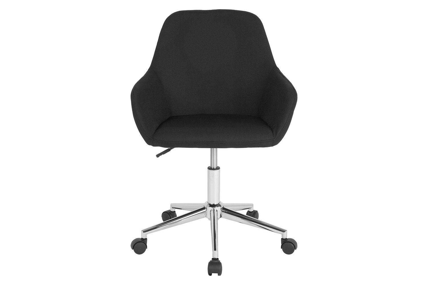 BLNK Cortana Fabric Home and Office Mid-Back Chair - Black