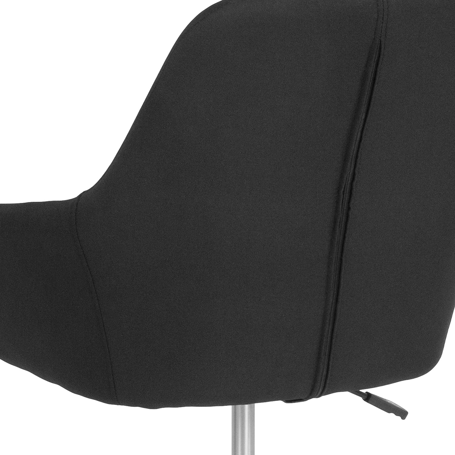 BLNK Cortana Fabric Home and Office Mid-Back Chair - Black