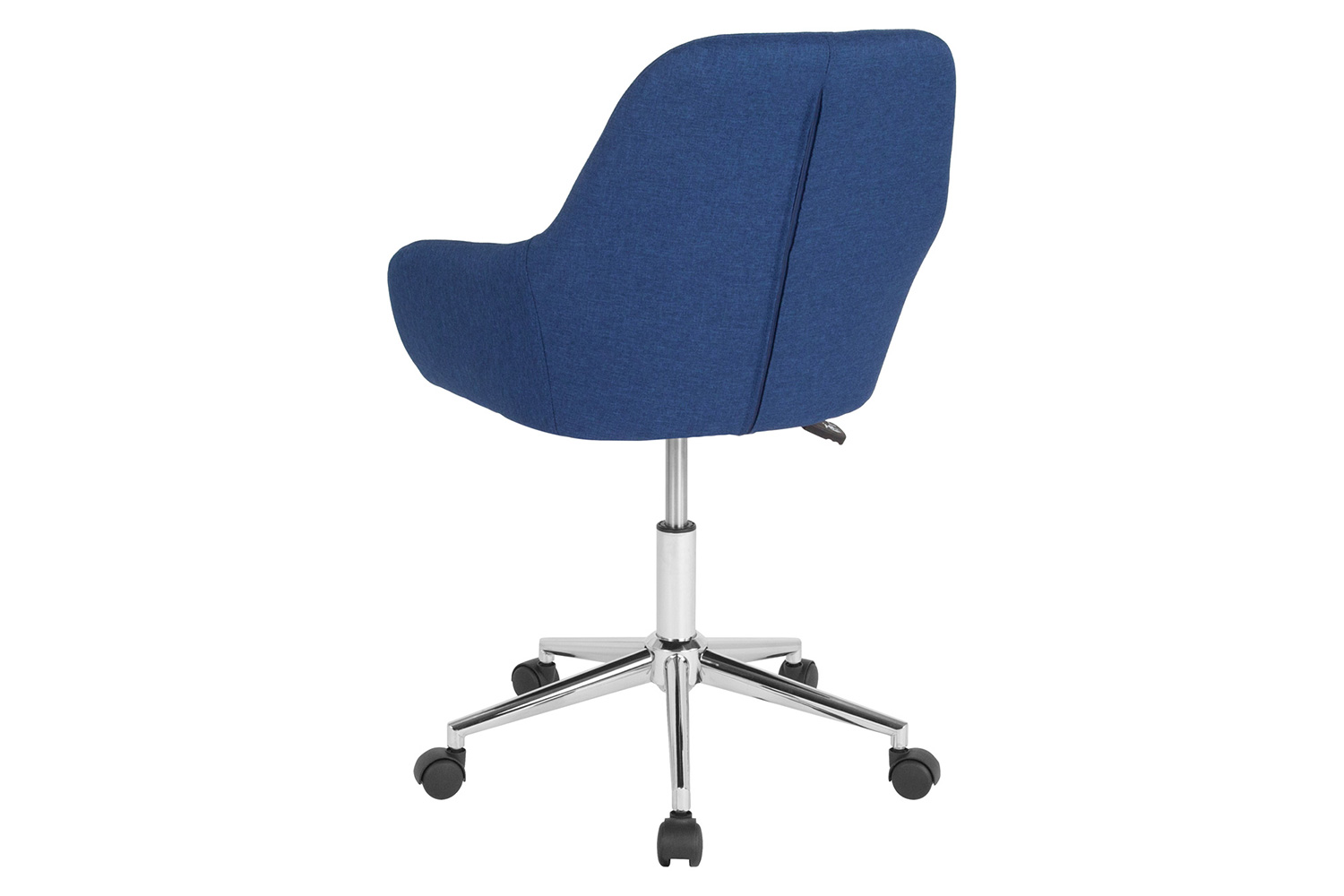 BLNK Cortana Fabric Home and Office Mid-Back Chair - Blue