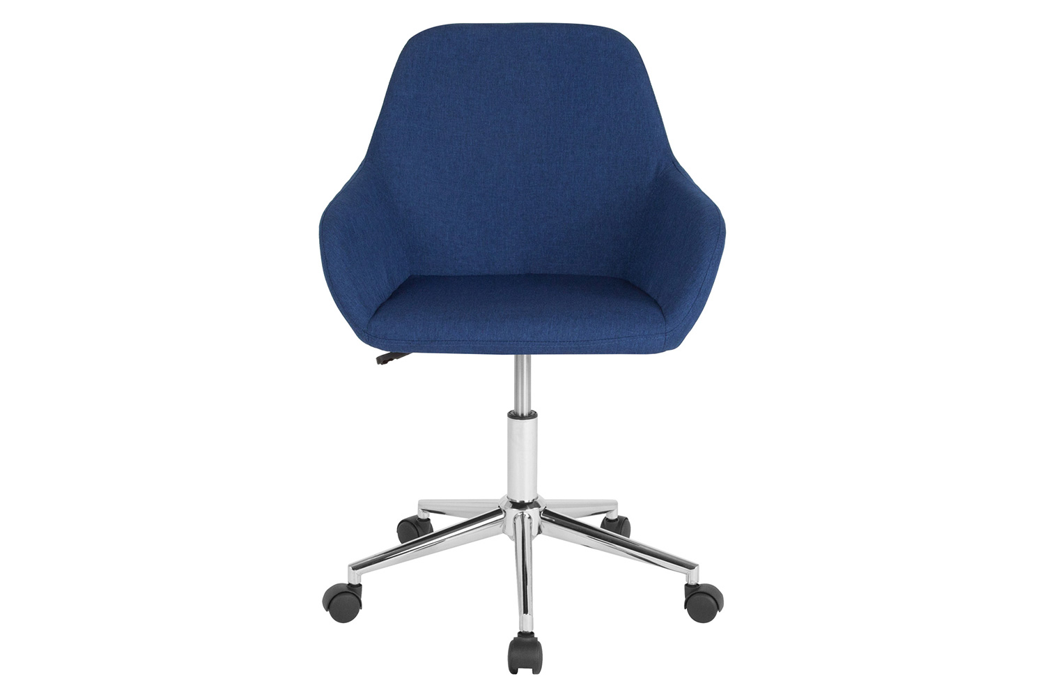 BLNK Cortana Fabric Home and Office Mid-Back Chair - Blue