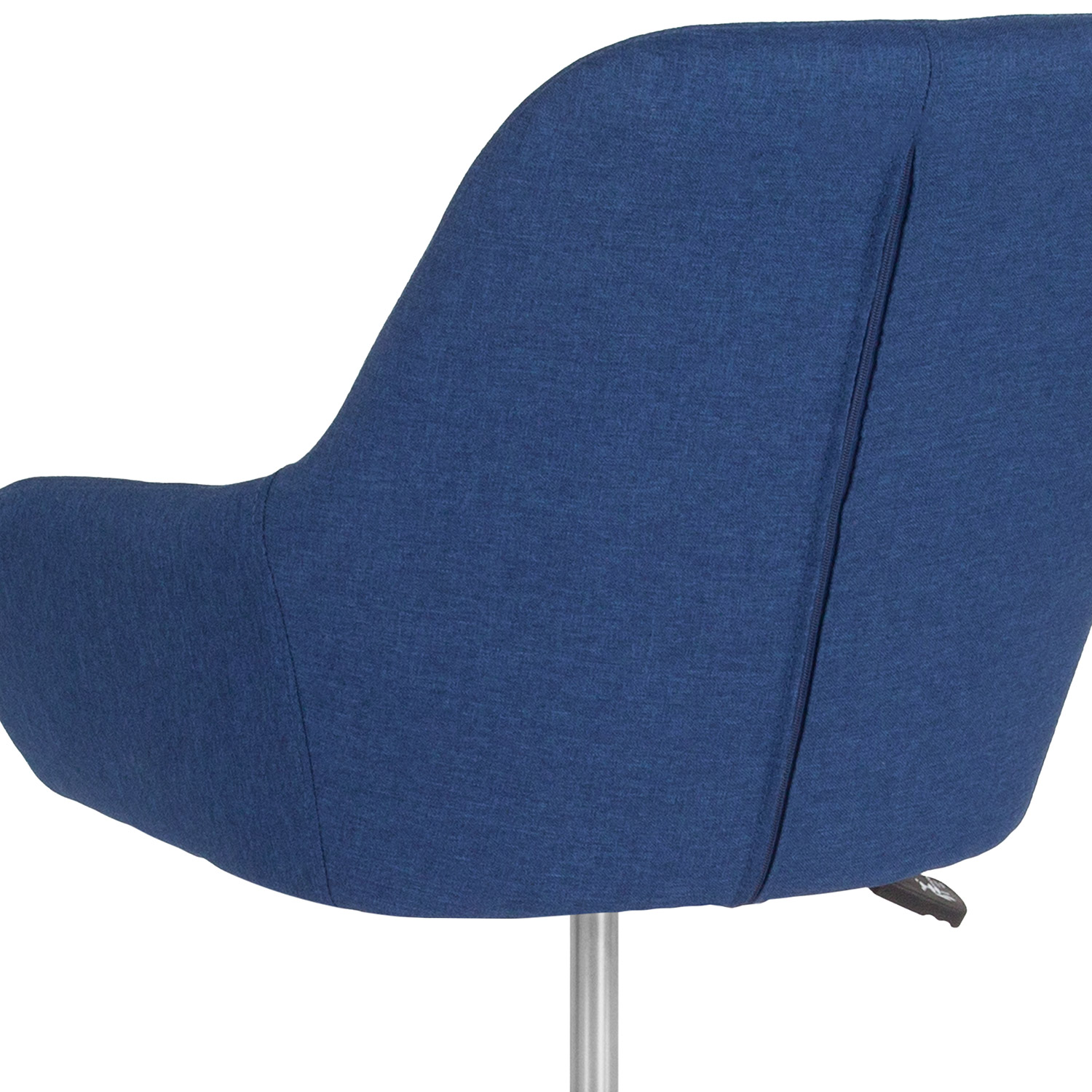 BLNK Cortana Fabric Home and Office Mid-Back Chair - Blue