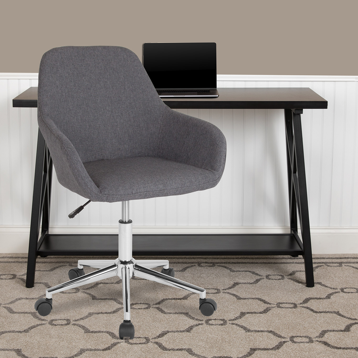 BLNK Cortana Fabric Home and Office Mid-Back Chair