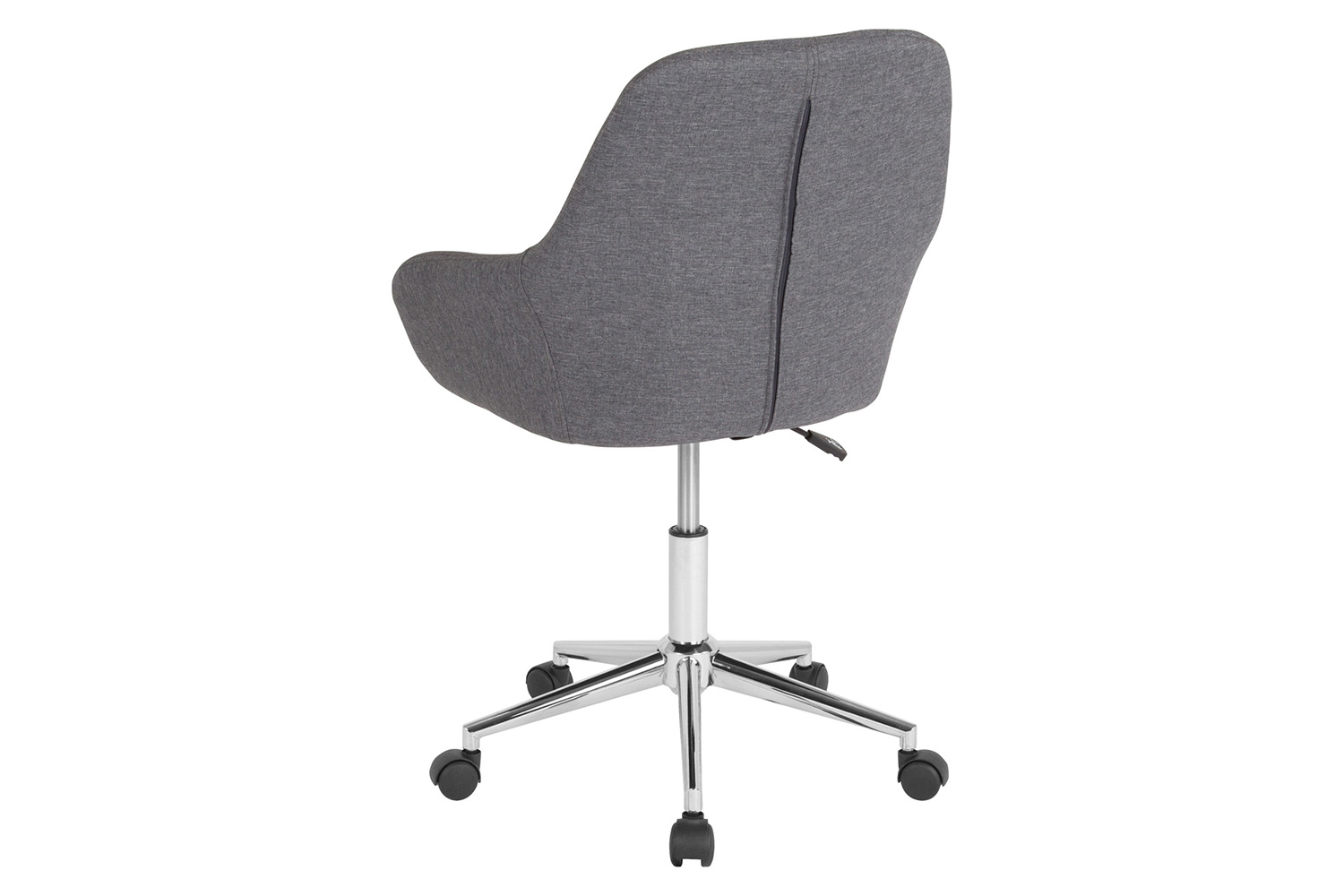 BLNK Cortana Fabric Home and Office Mid-Back Chair - Dark Gray