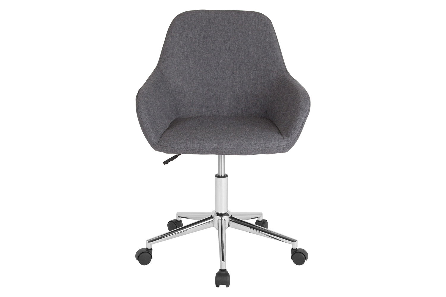 BLNK Cortana Fabric Home and Office Mid-Back Chair - Dark Gray