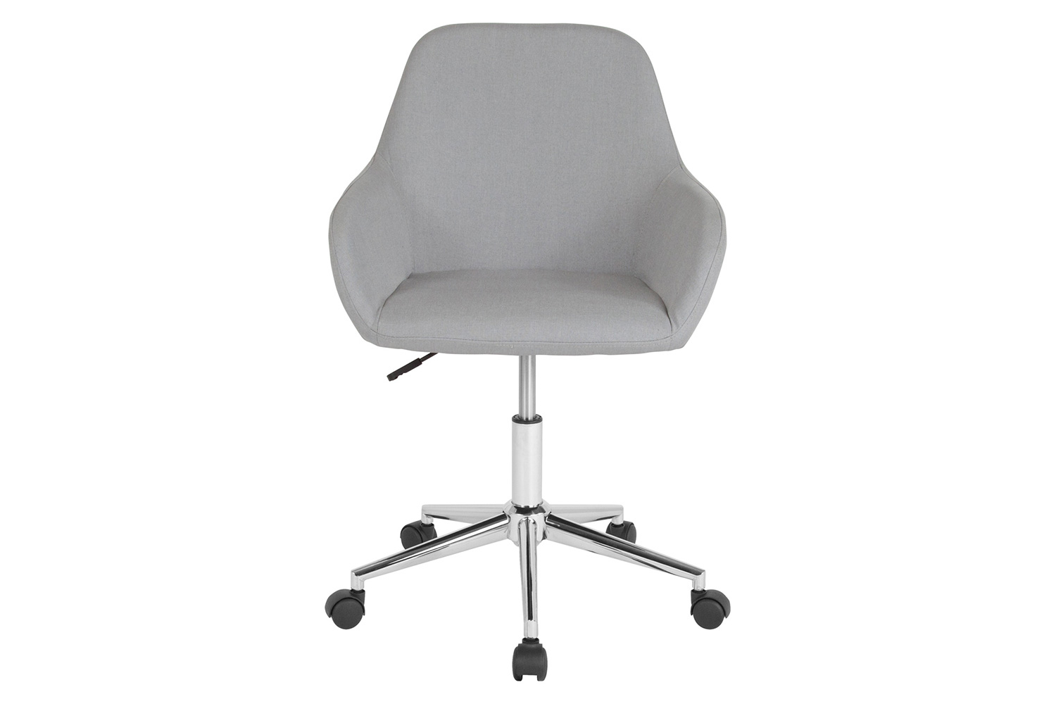 BLNK Cortana Fabric Home and Office Mid-Back Chair - Light Gray