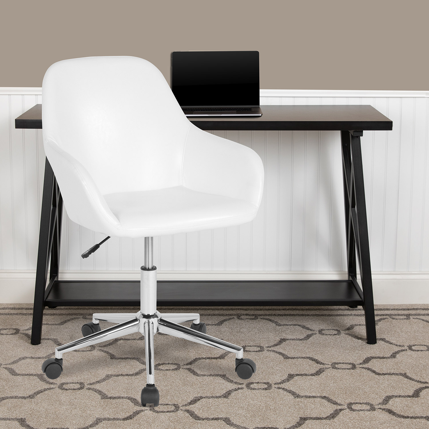 BLNK Cortana LeatherSoft Home and Office Mid-Back Chair