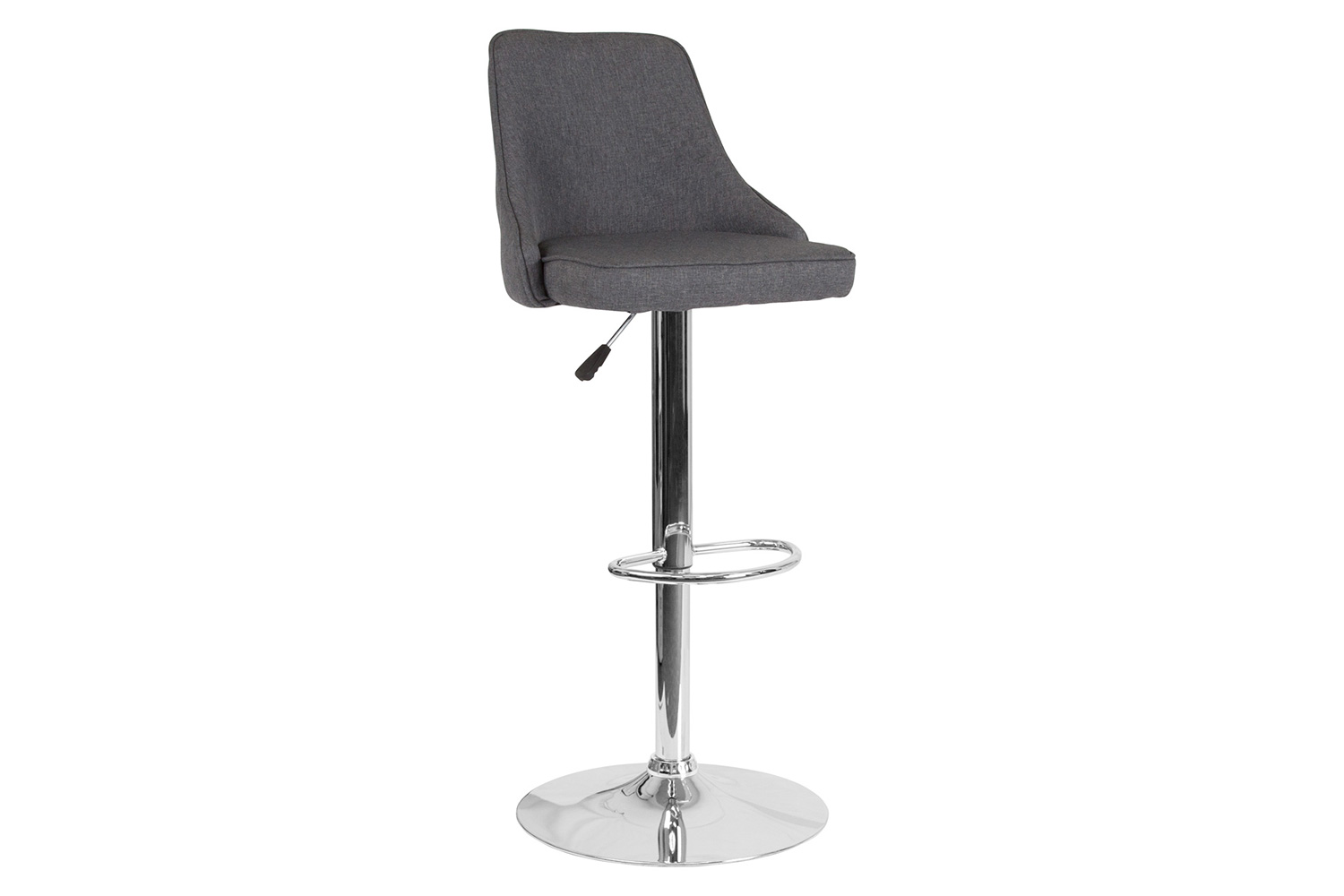 BLNK Trieste Fabric Adjustable Height Bar Stool