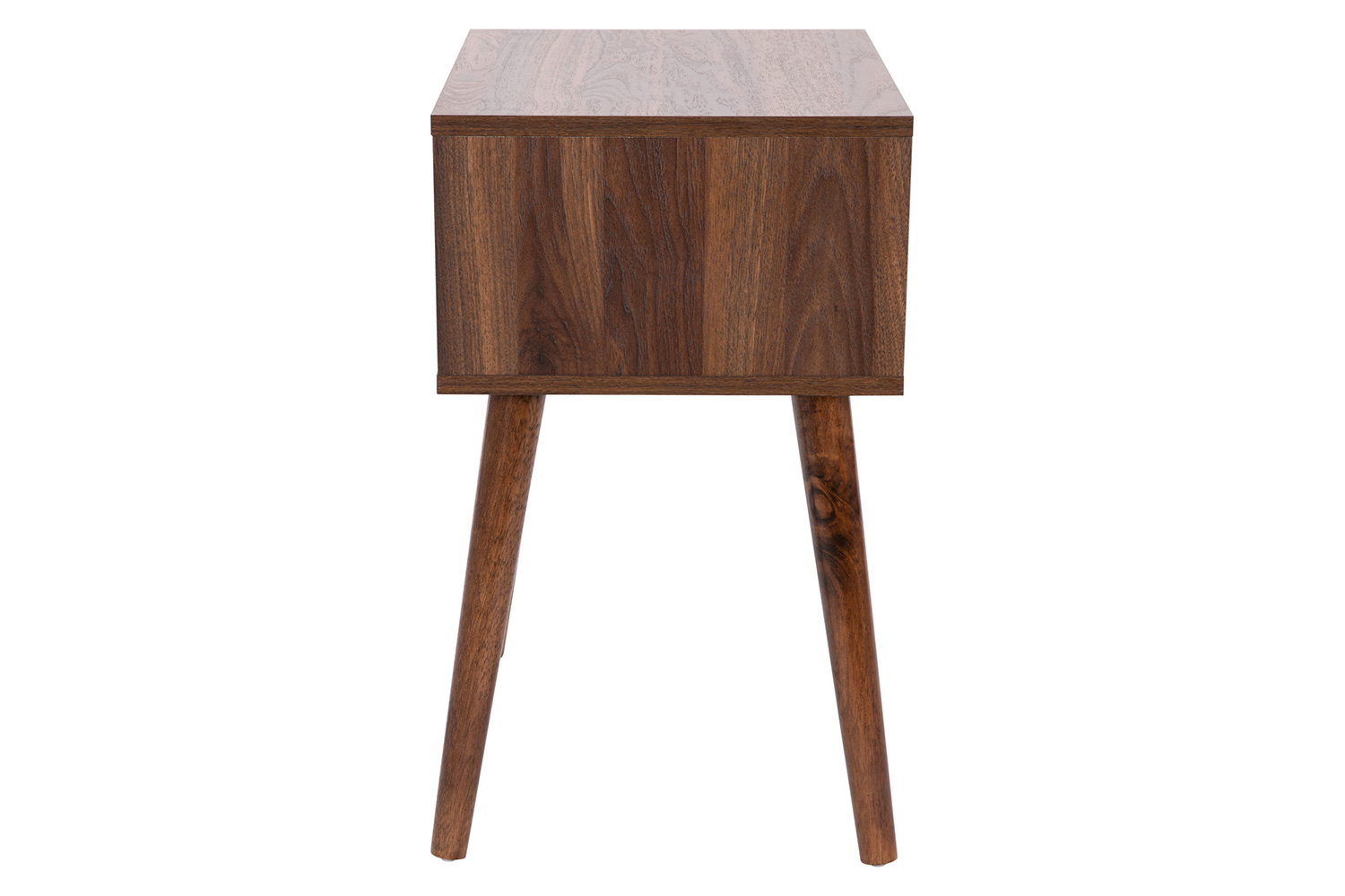 BLNK - Hatfield Wood Mid-Century Modern One Drawer Nightstand