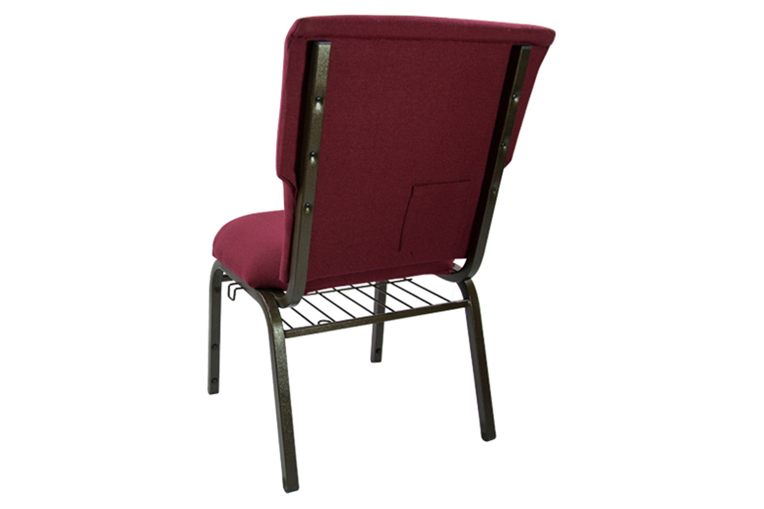 BLNK™ Advantage Discount Church Chair - Maroon, 21"W