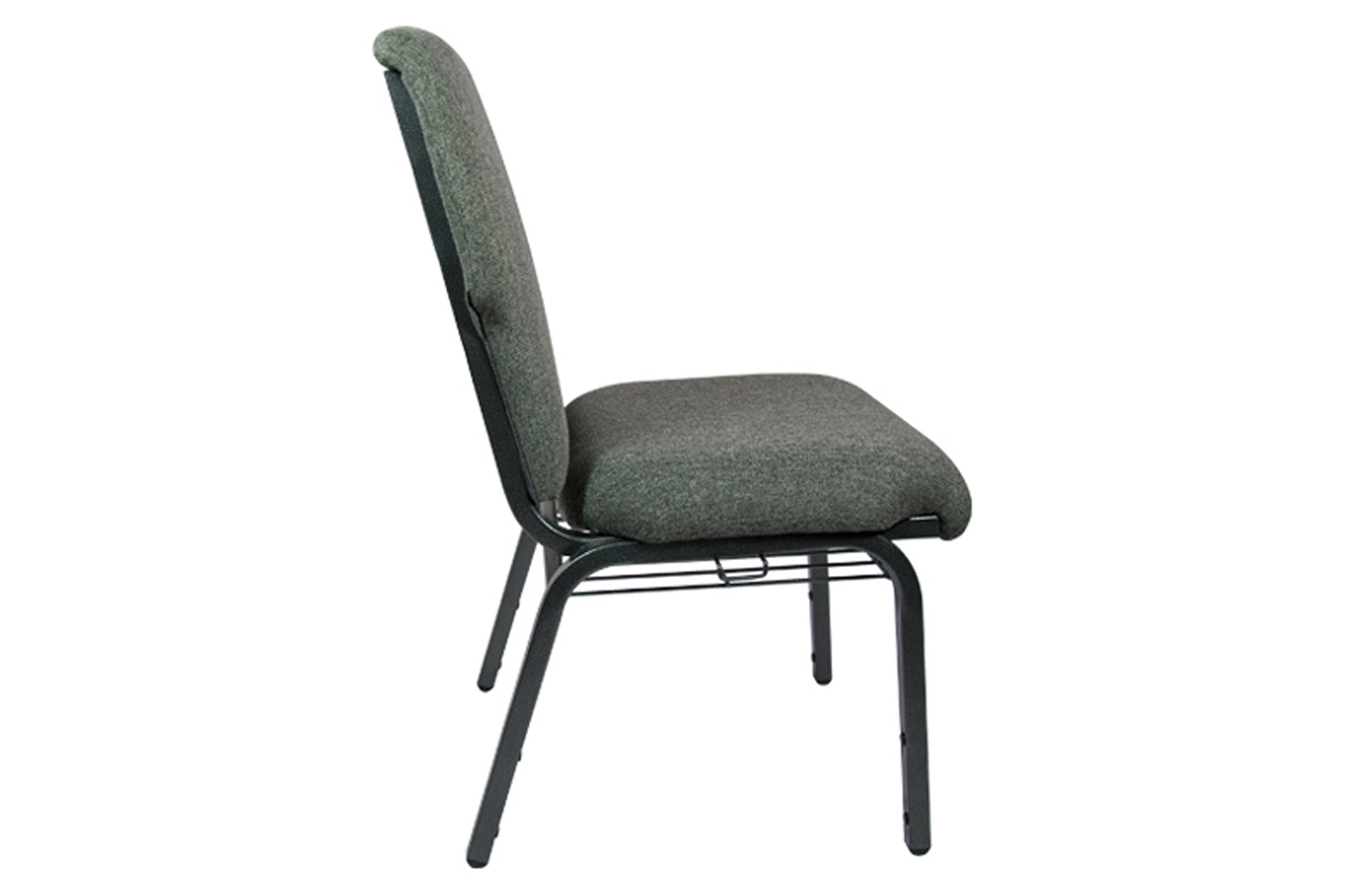 BLNK™ Advantage Discount Church Chair - Charcoal Gray, 21"W