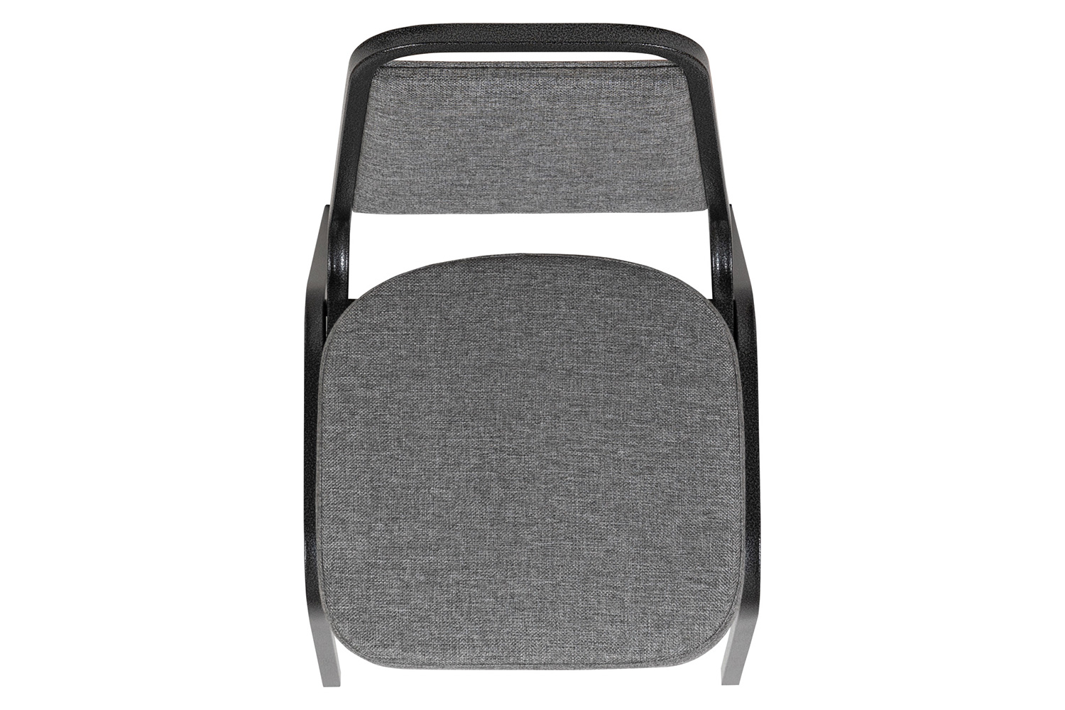 BLNK HERCULES Series Fabric Trapezoidal Back Stacking Banquet Chair - Gray