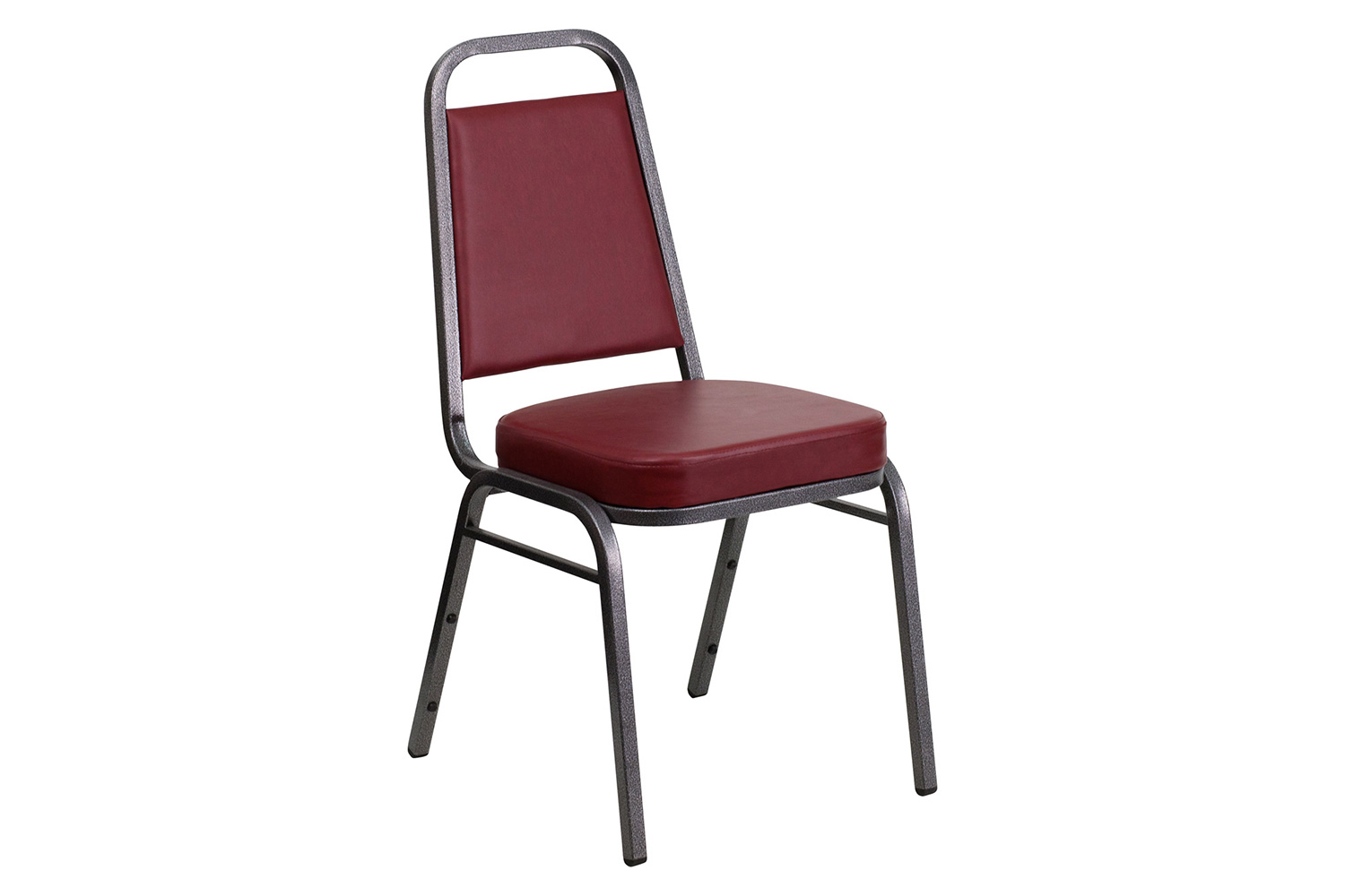 BLNK™ HERCULES Series Vinyl Trapezoidal Back Stacking Banquet Chair - Burgundy, 36"H