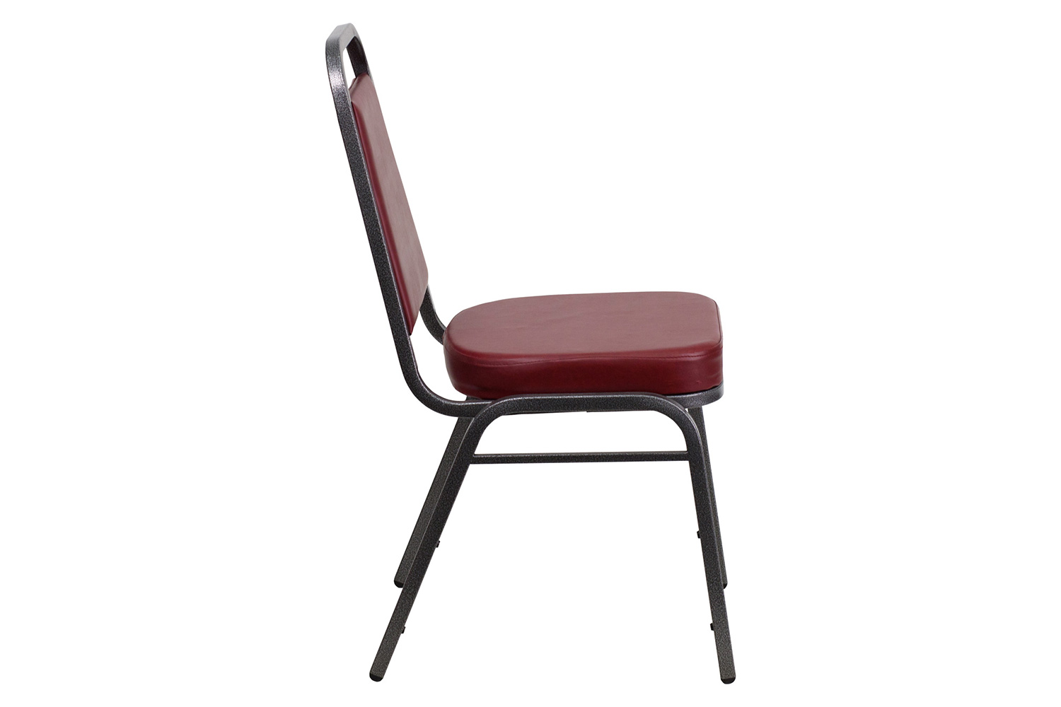 BLNK™ HERCULES Series Vinyl Trapezoidal Back Stacking Banquet Chair - Burgundy, 36"H