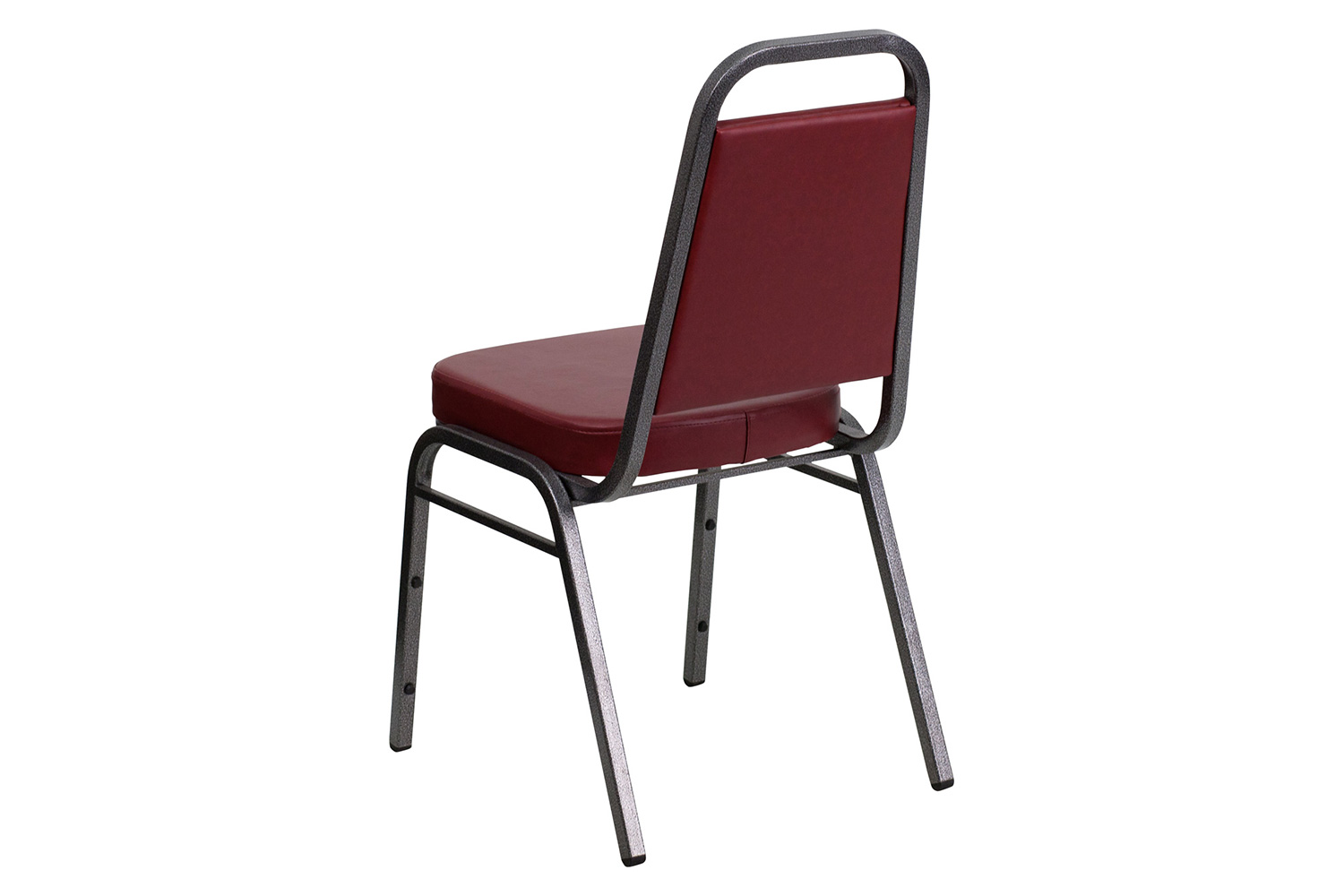 BLNK™ HERCULES Series Vinyl Trapezoidal Back Stacking Banquet Chair - Burgundy, 36"H