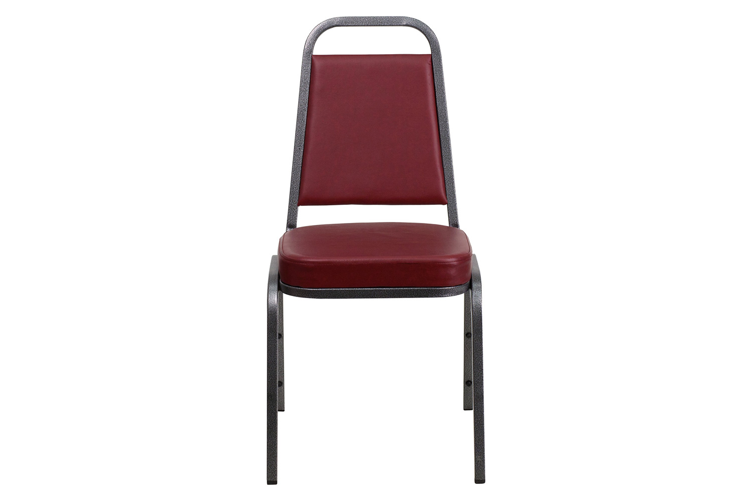 BLNK™ HERCULES Series Vinyl Trapezoidal Back Stacking Banquet Chair - Burgundy, 36"H