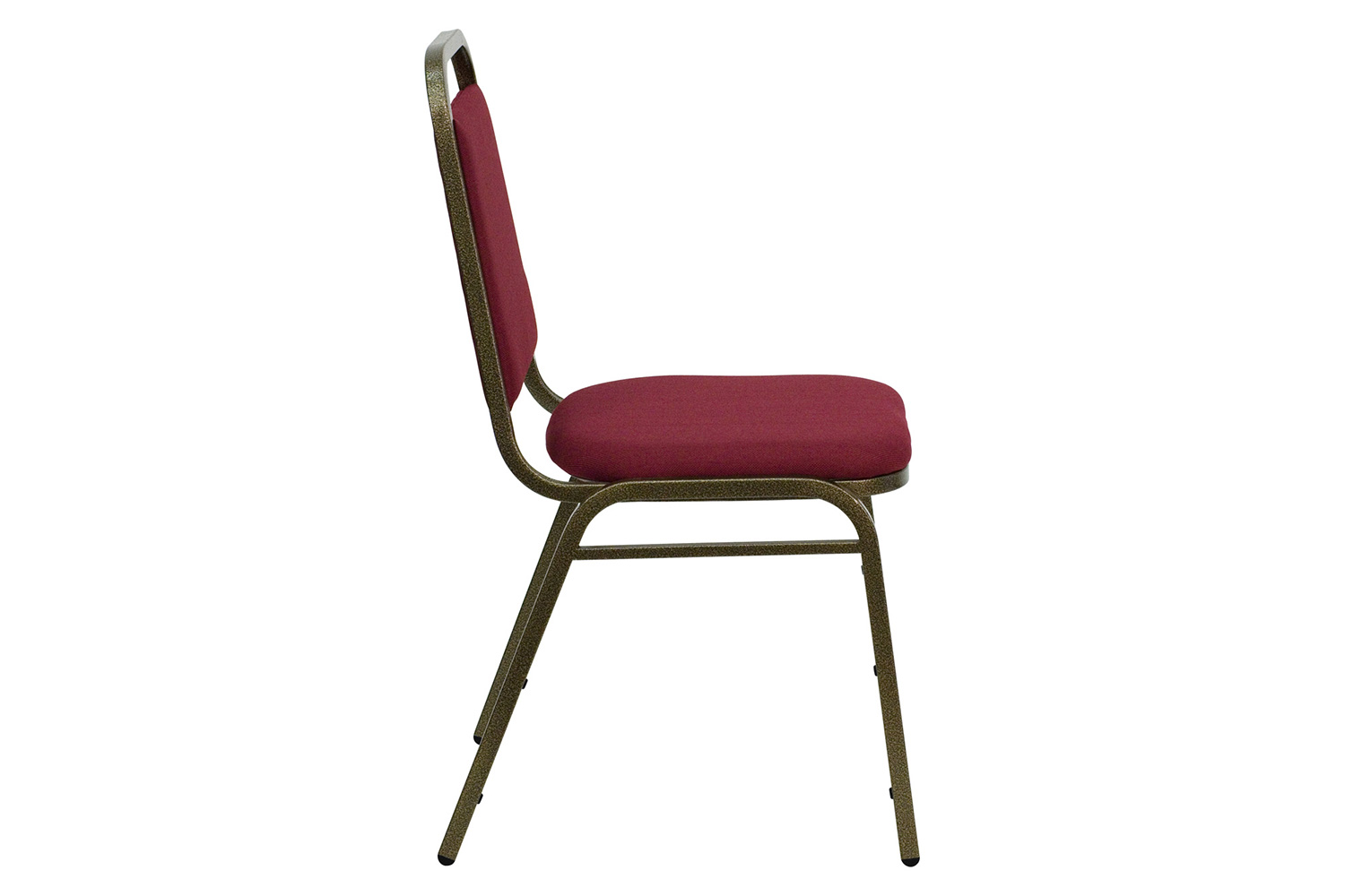 BLNK HERCULES Series Fabric Trapezoidal Back Stacking Banquet Chair - Red